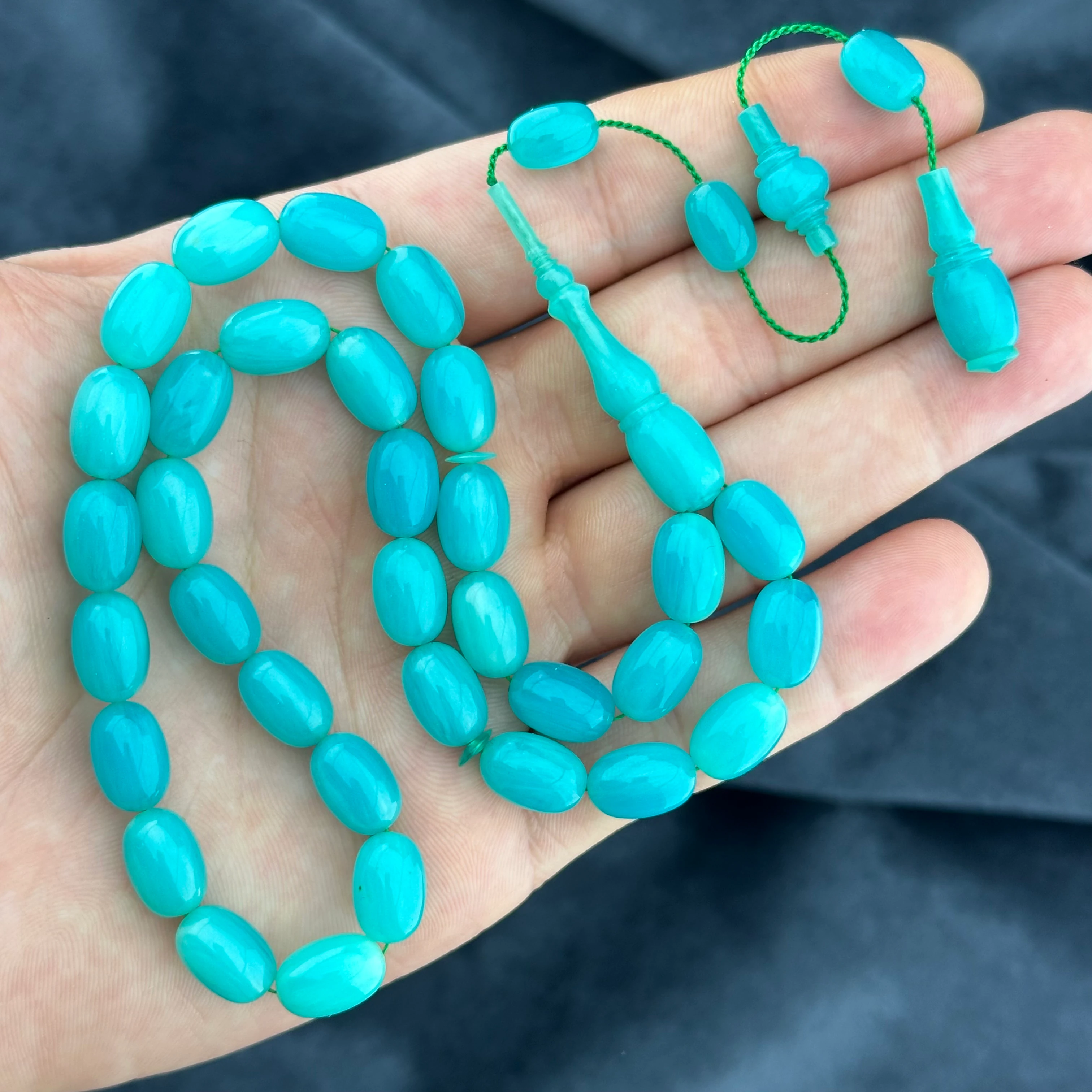 Ali ERİŞ - Alman Formül Turkuaz Katalin Tesbih (Yeni) 