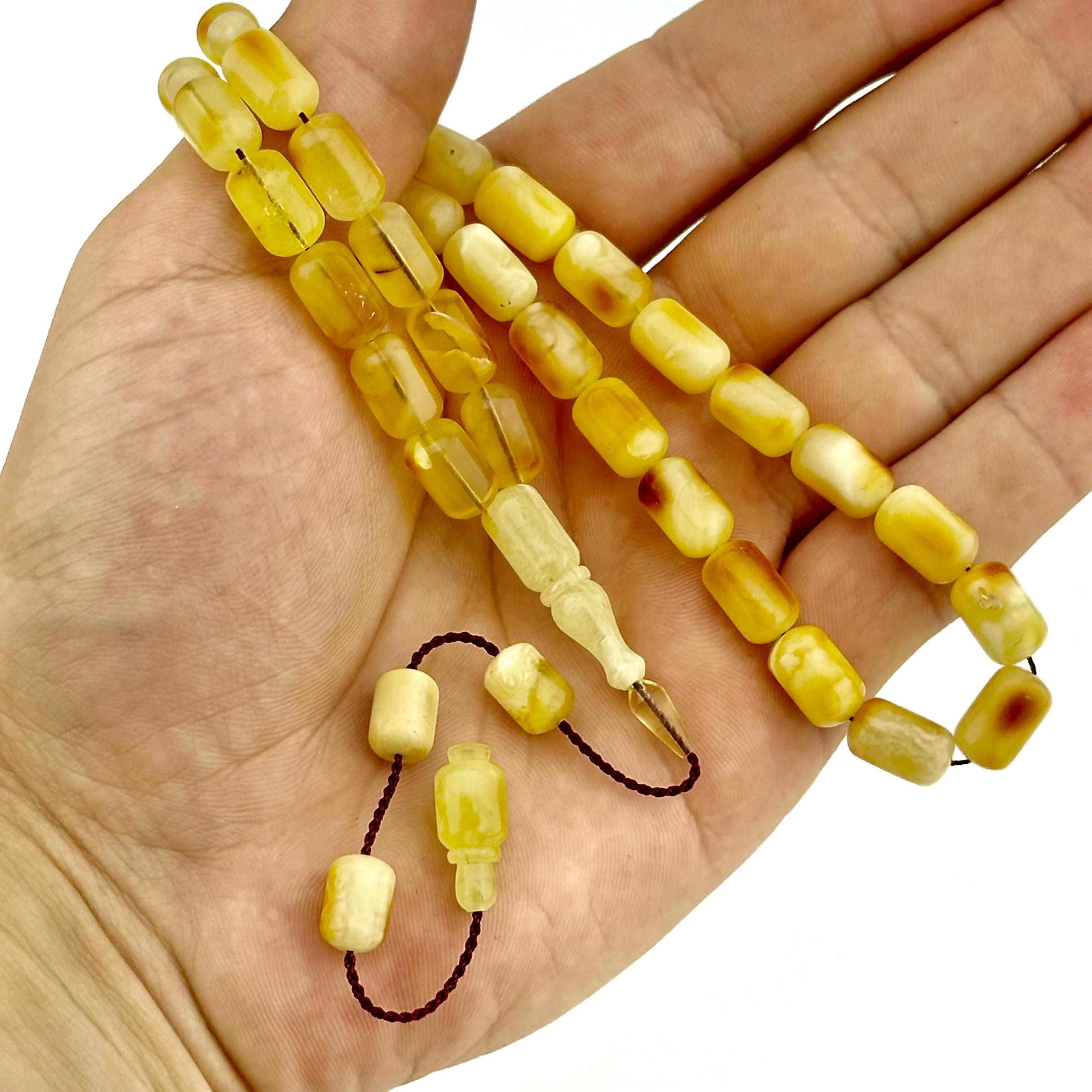 Premium Amber - Ali HAN Usta İşçilikli Doğal Damla Kehribar