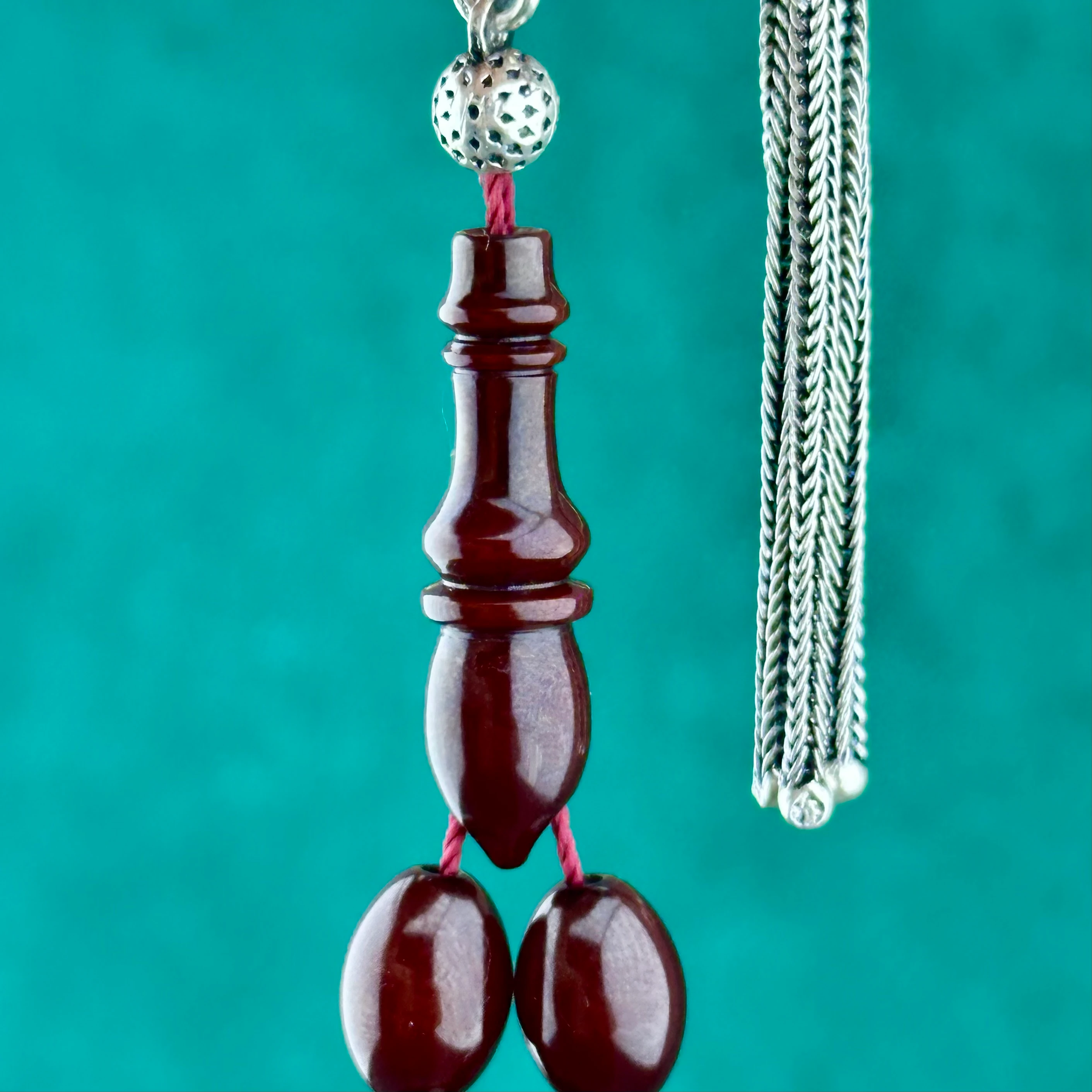 Çekim Canavarı Özel Vişne Sıkma Kehribar - Gümüş Tasarım