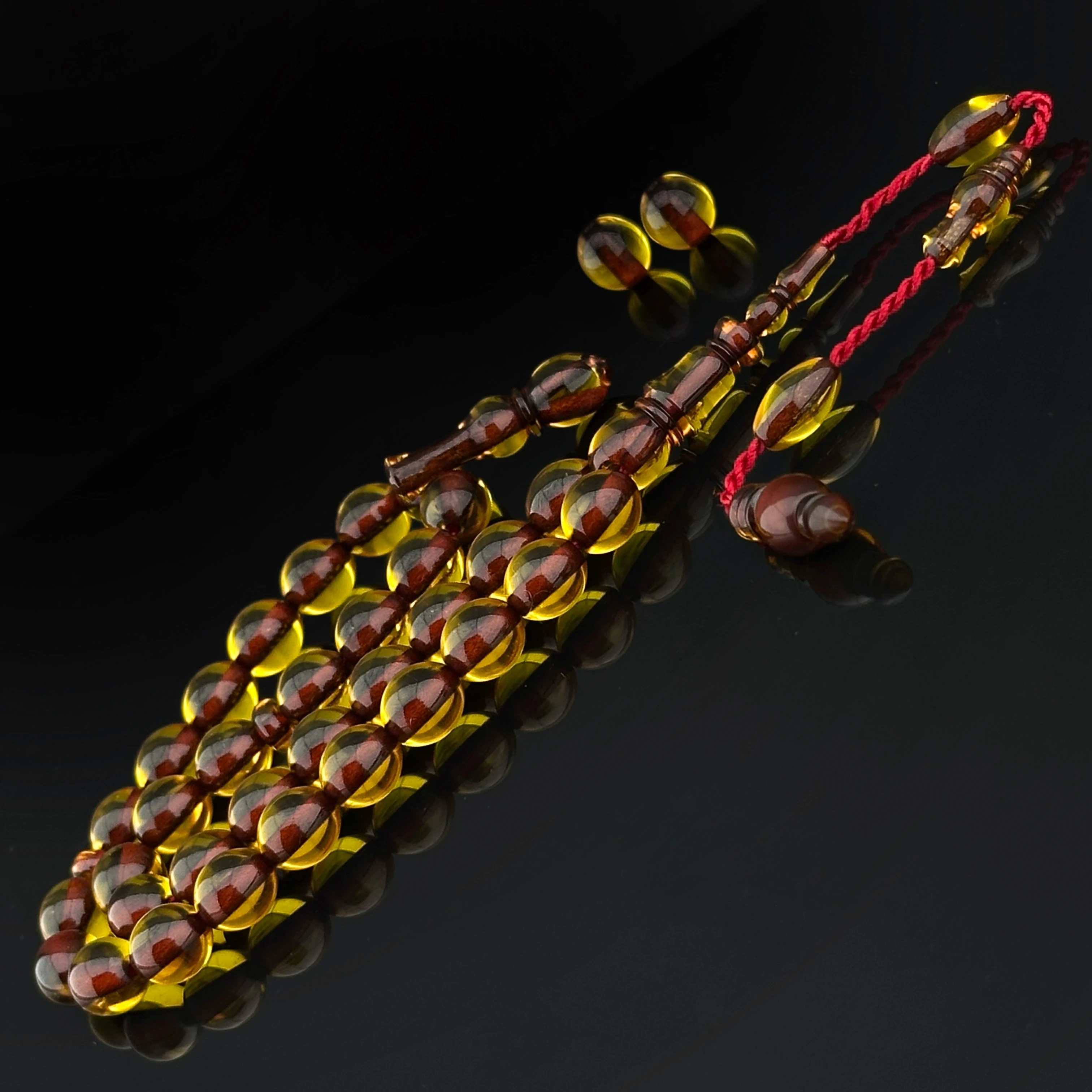 Premium Class Ateş Kehribar - Vişneden Tıraşlı, Yedekli