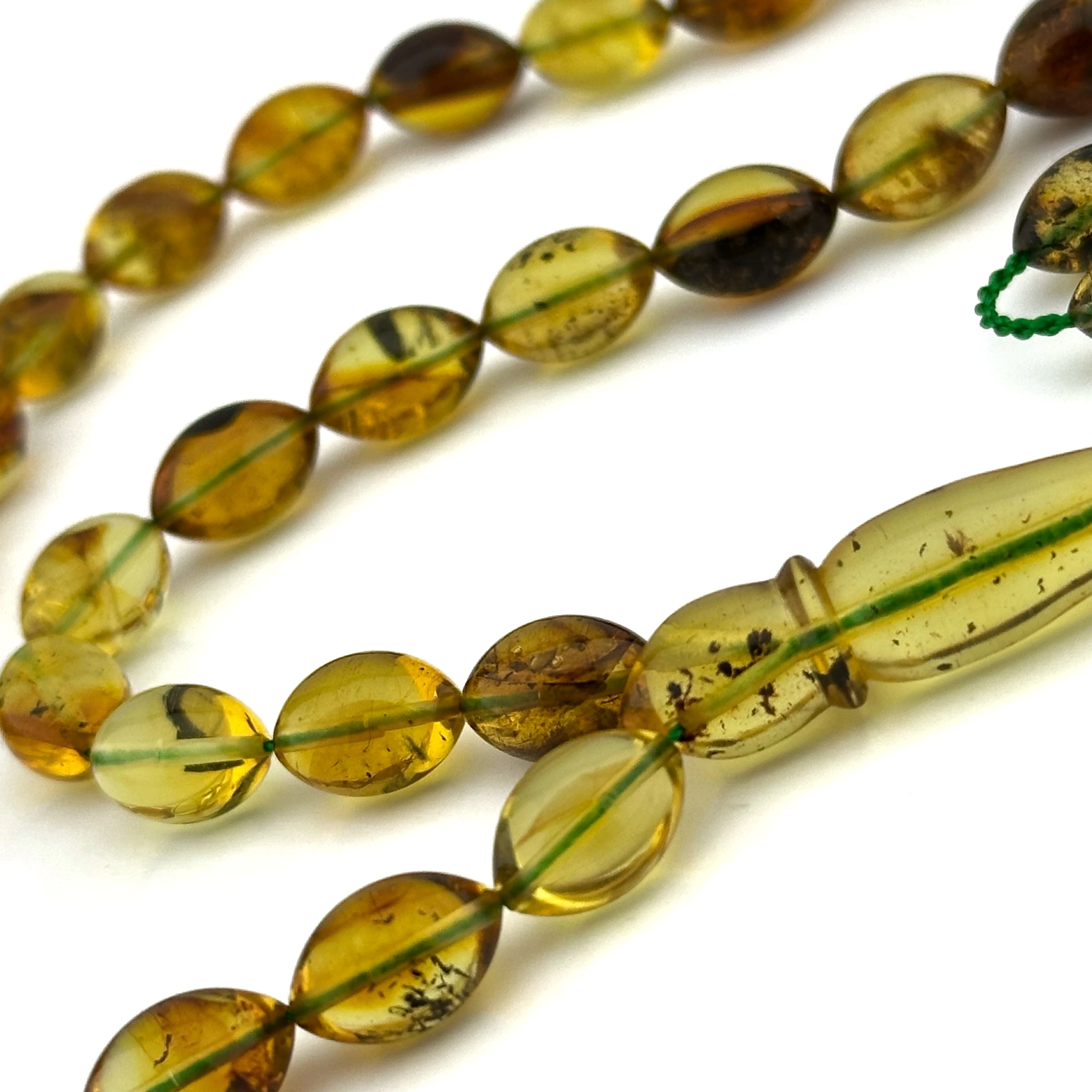 Fossil Amber - Fosilli Yapısıyla Doğal Damla Kehribar