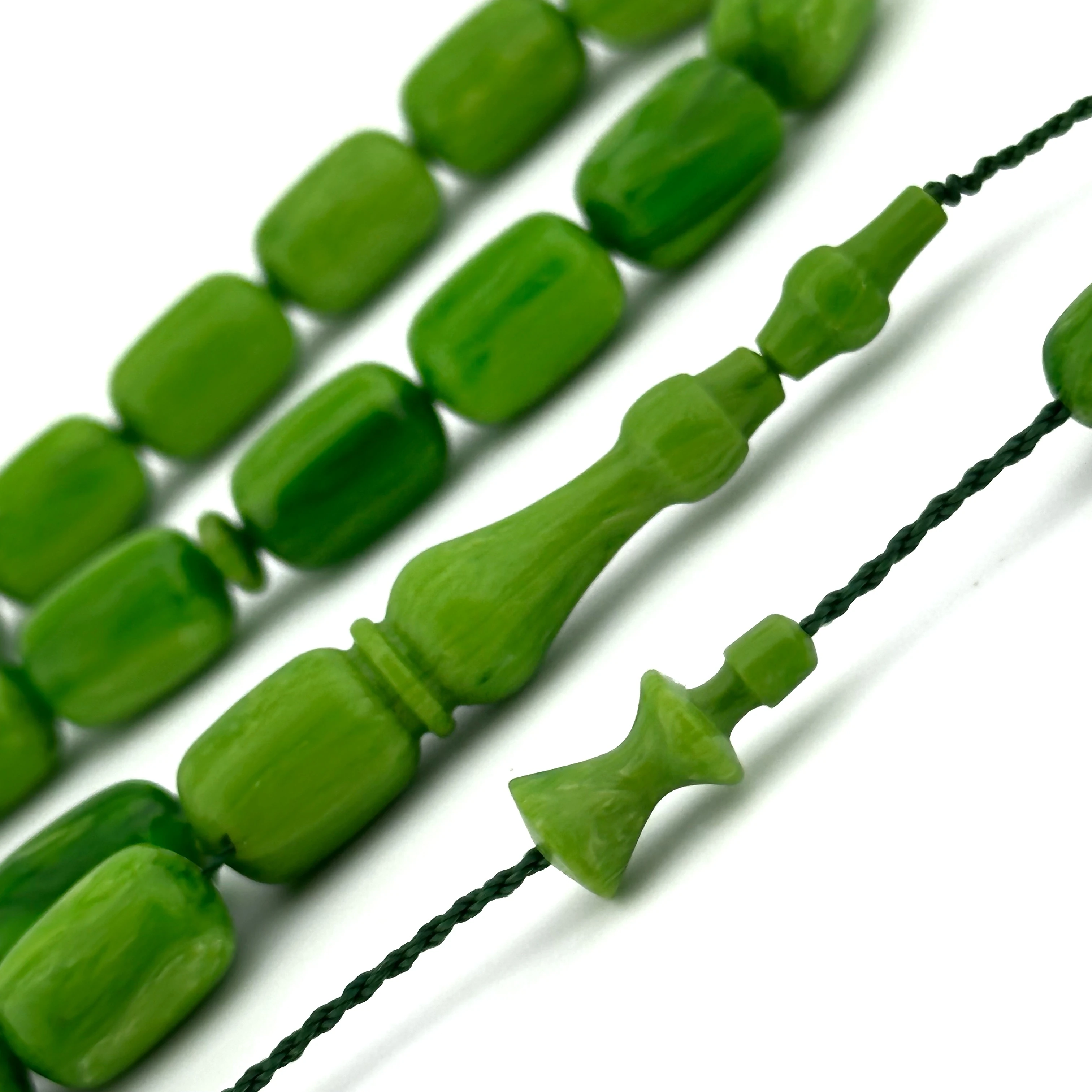 Semazen Model Yeşil Hamur Katalin Tesbih