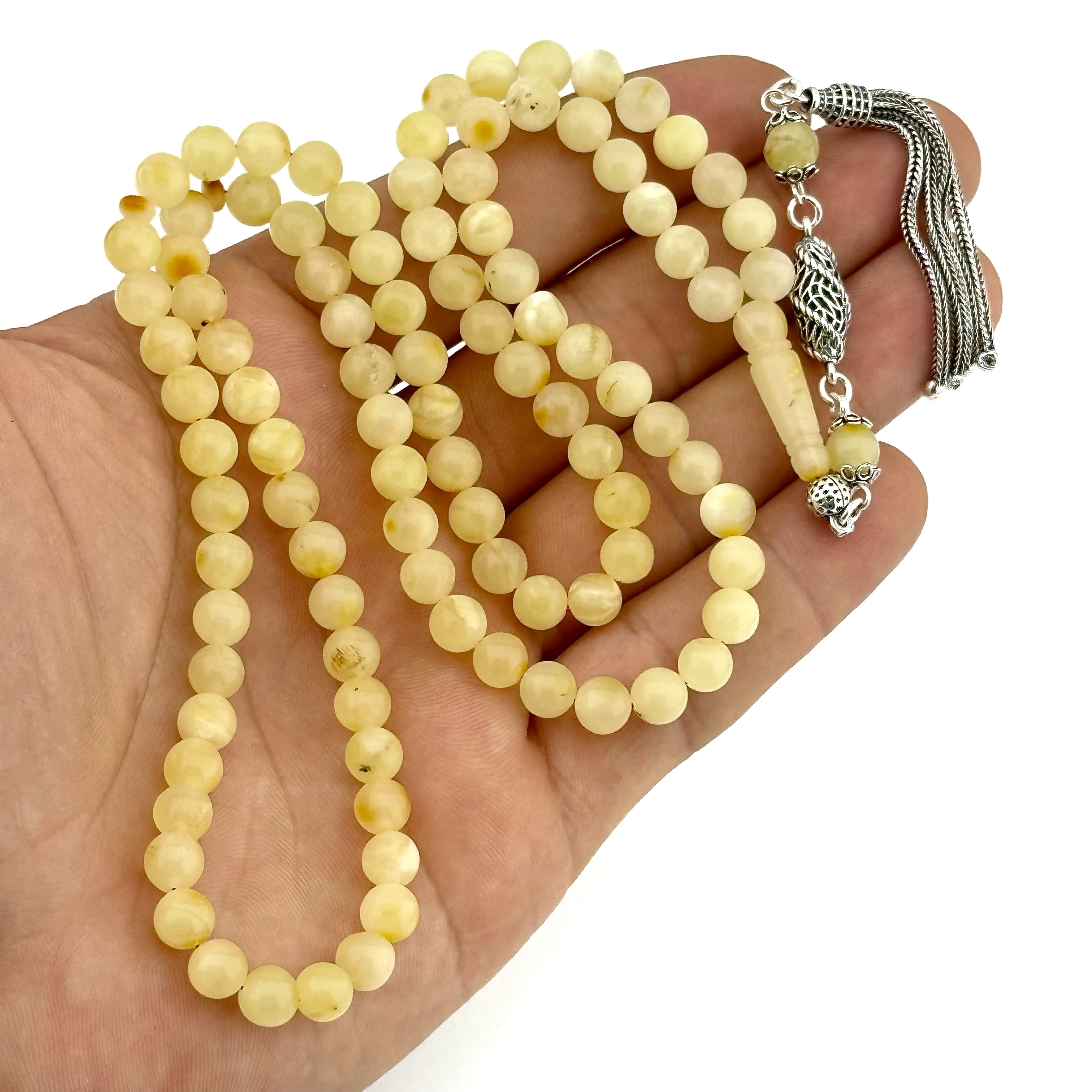 Dua Taneleri 99’lu Damla Kehribar - Gümüş Dizayn