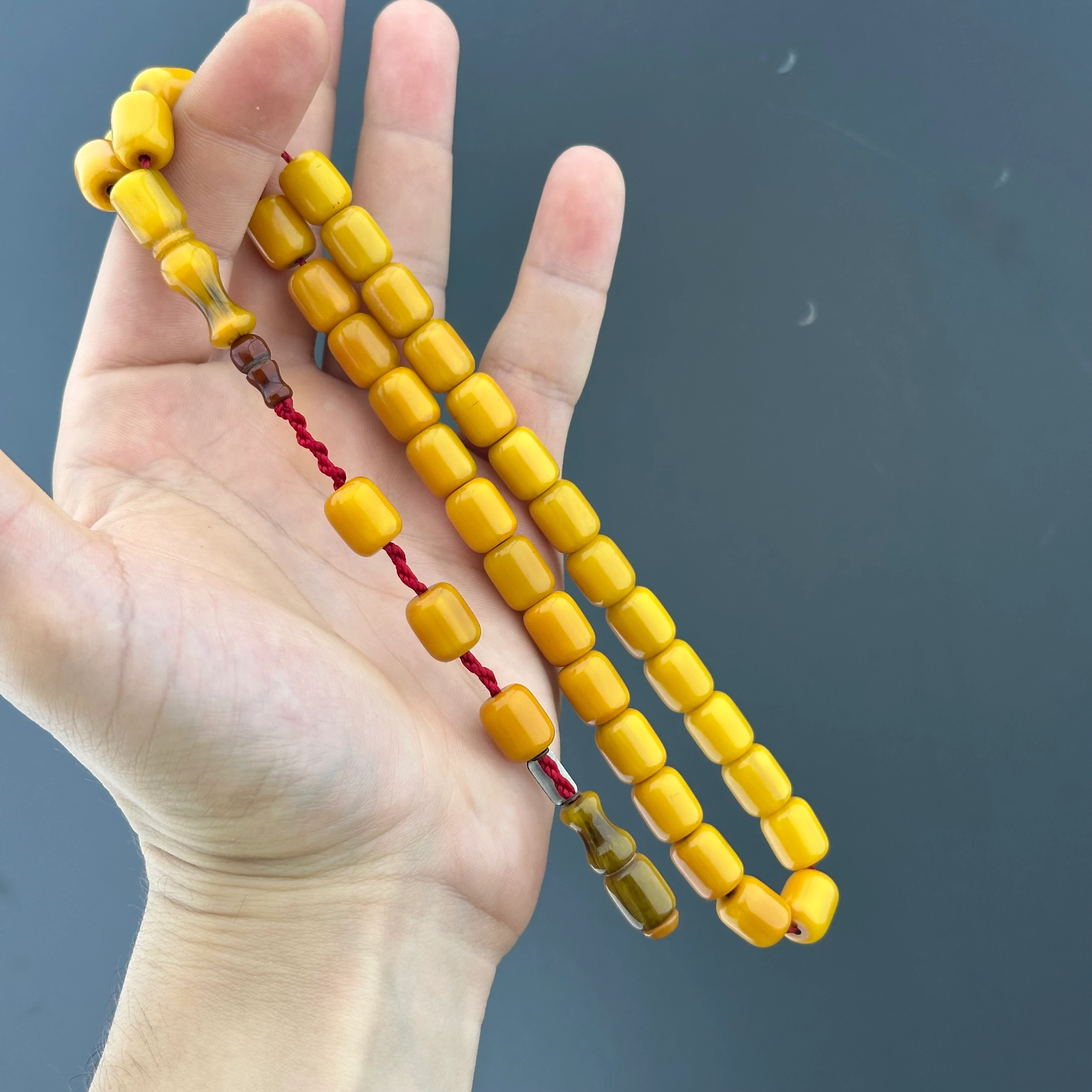 Dabbas İmzalı Sıkma Kehribar 