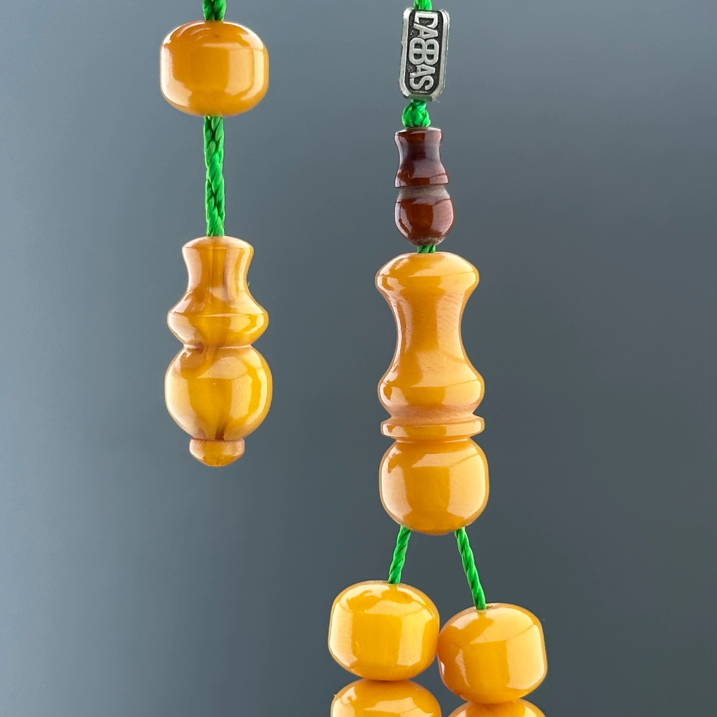 Dabbas İmzalı Sıkma Kehribar 