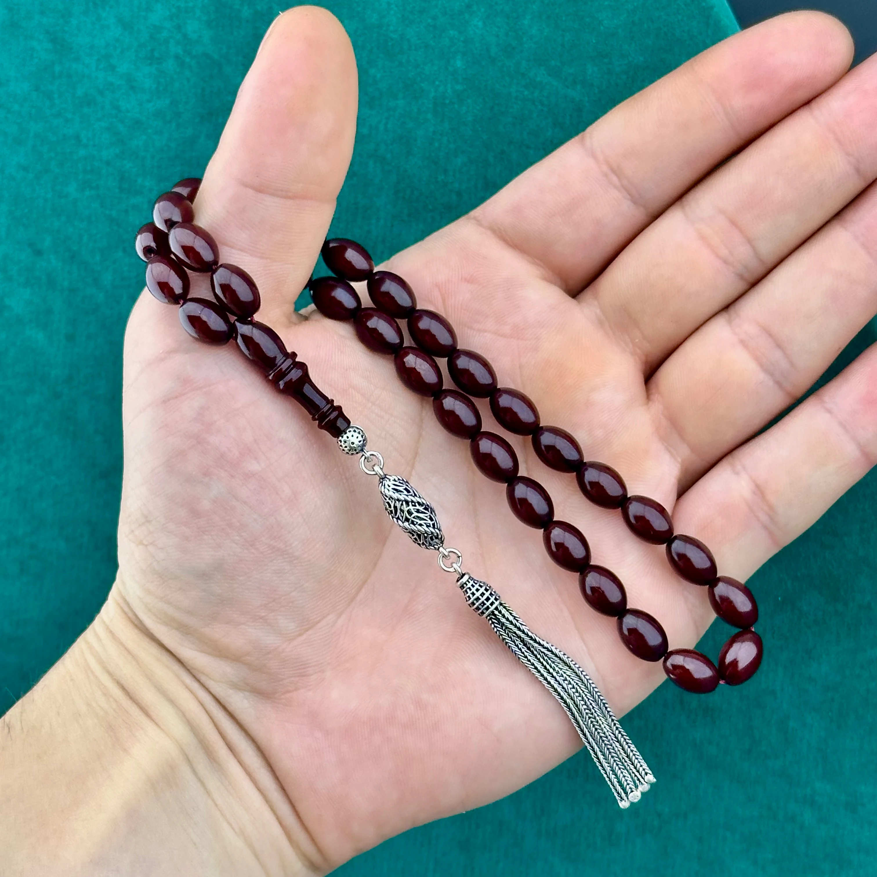 Çekim Canavarı Özel Vişne Sıkma Kehribar - Gümüş Tasarım