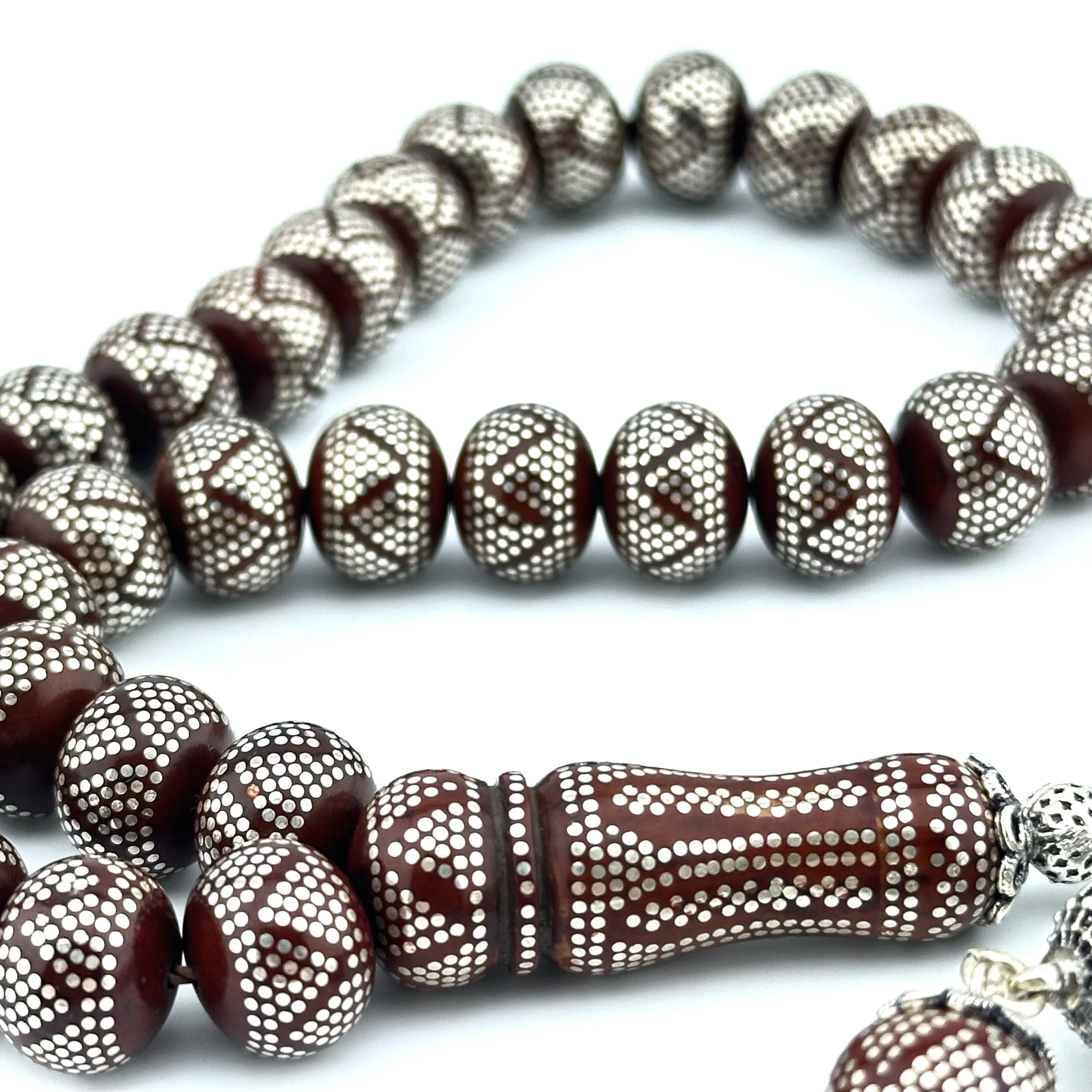 Erzurum Ultra Gümüş İşleme Kuka Tesbih