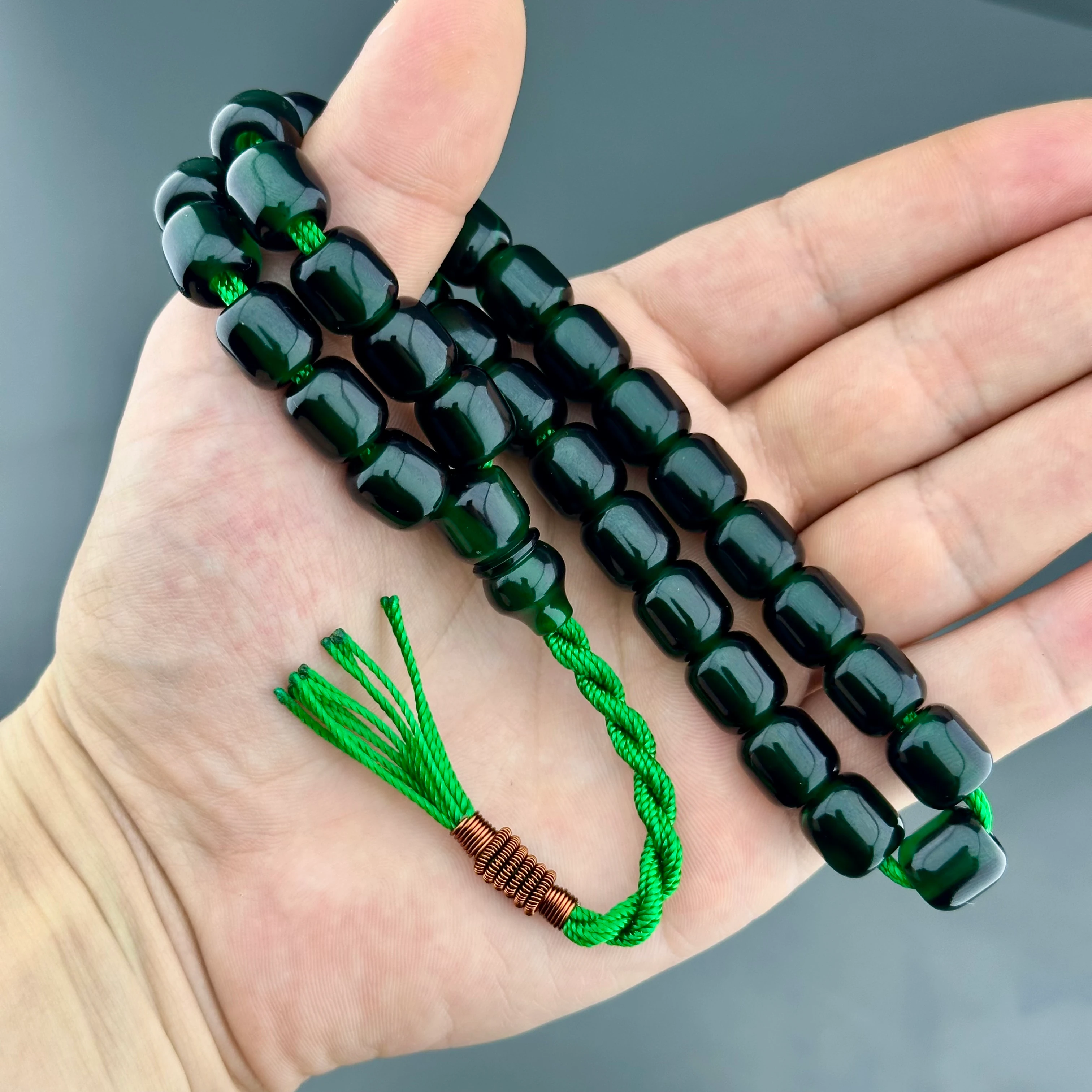 Zümrüt Yeşili Özel Eskitme Necef Baga - Kartal YÜKSEL