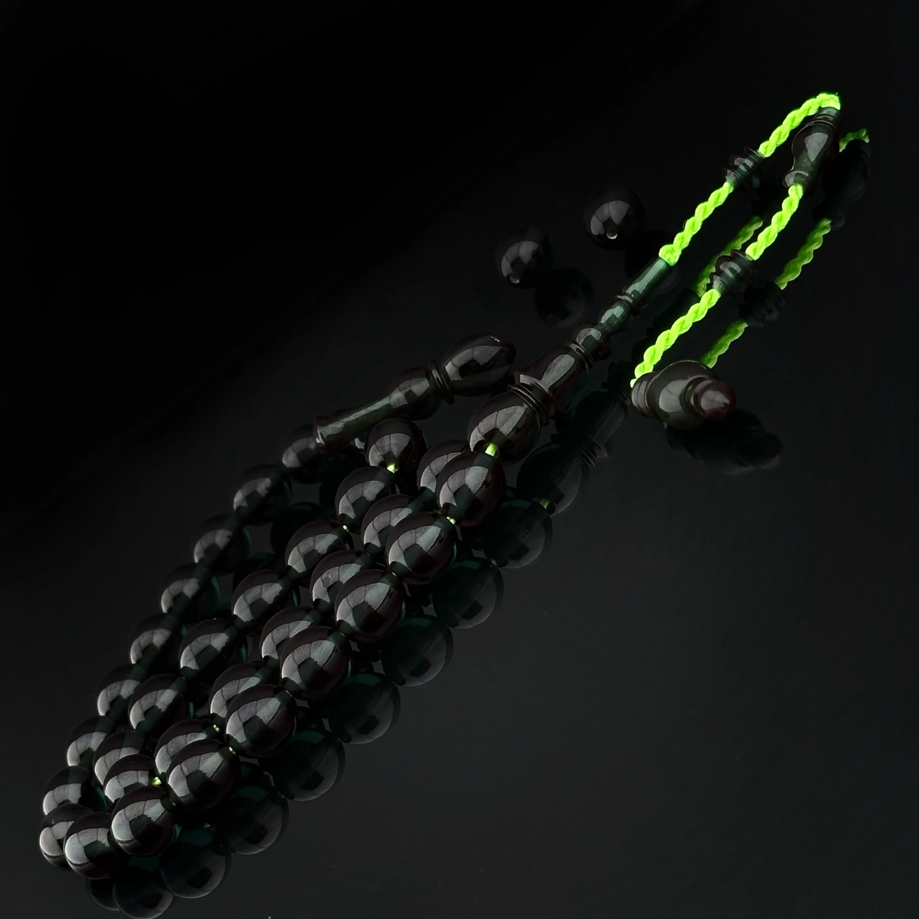 Premium Class Ateş Kehribar - Soft Yeşil, Yedekli 