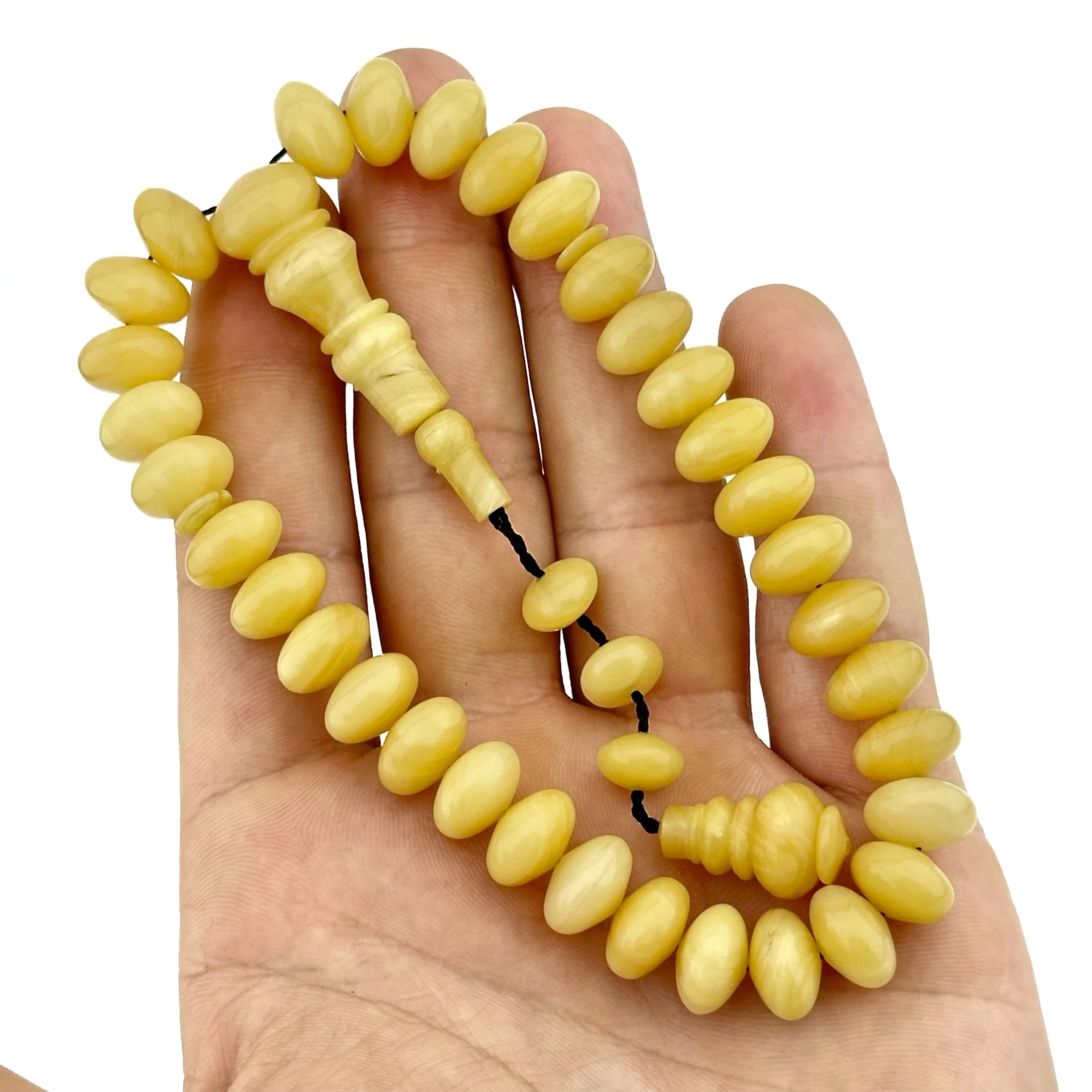 Özel Malzemeden El İşçiliği Sıkma Kehribar - Nadir Hamur 