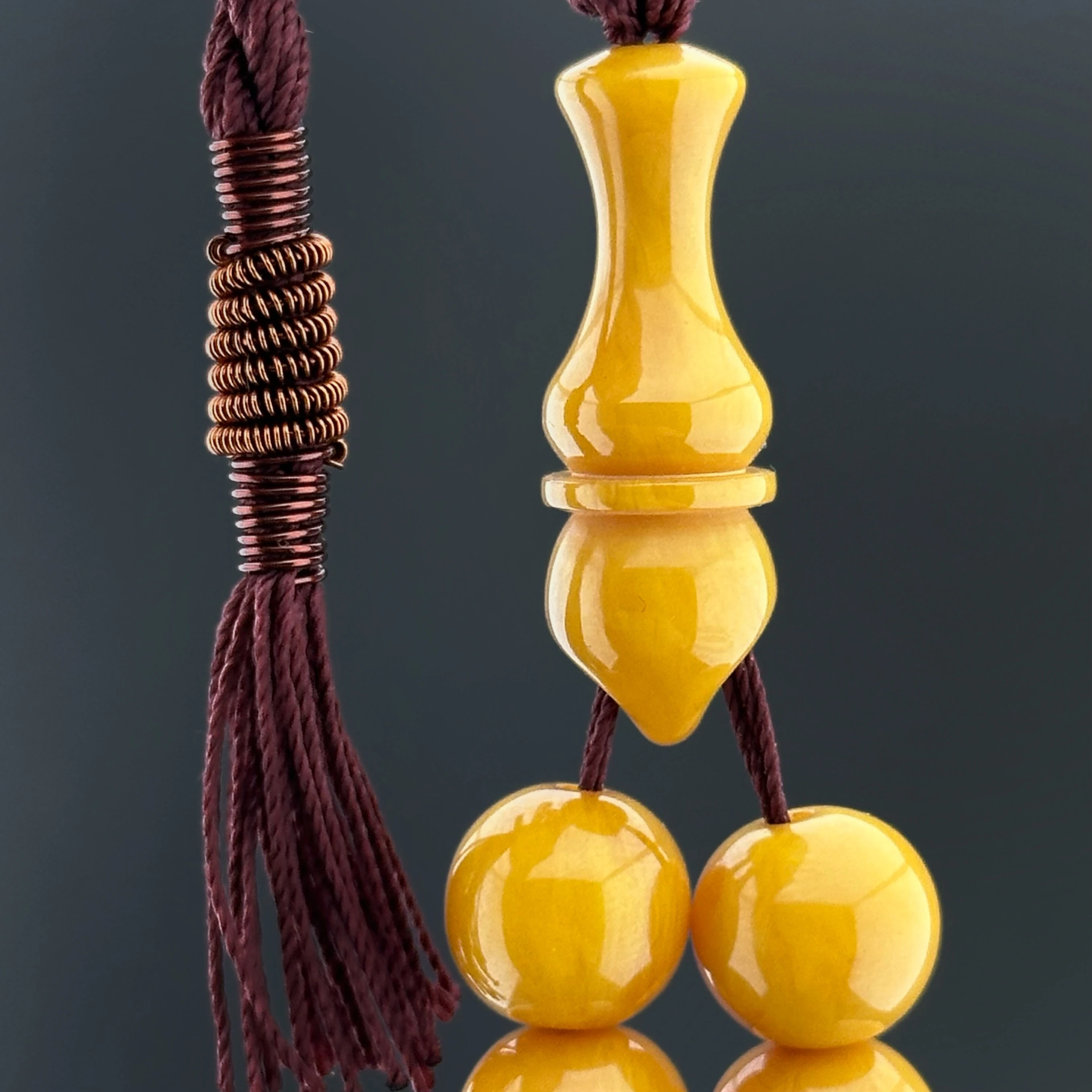 Vişne Yolcusu Eski Usül Sıkma Kehribar 