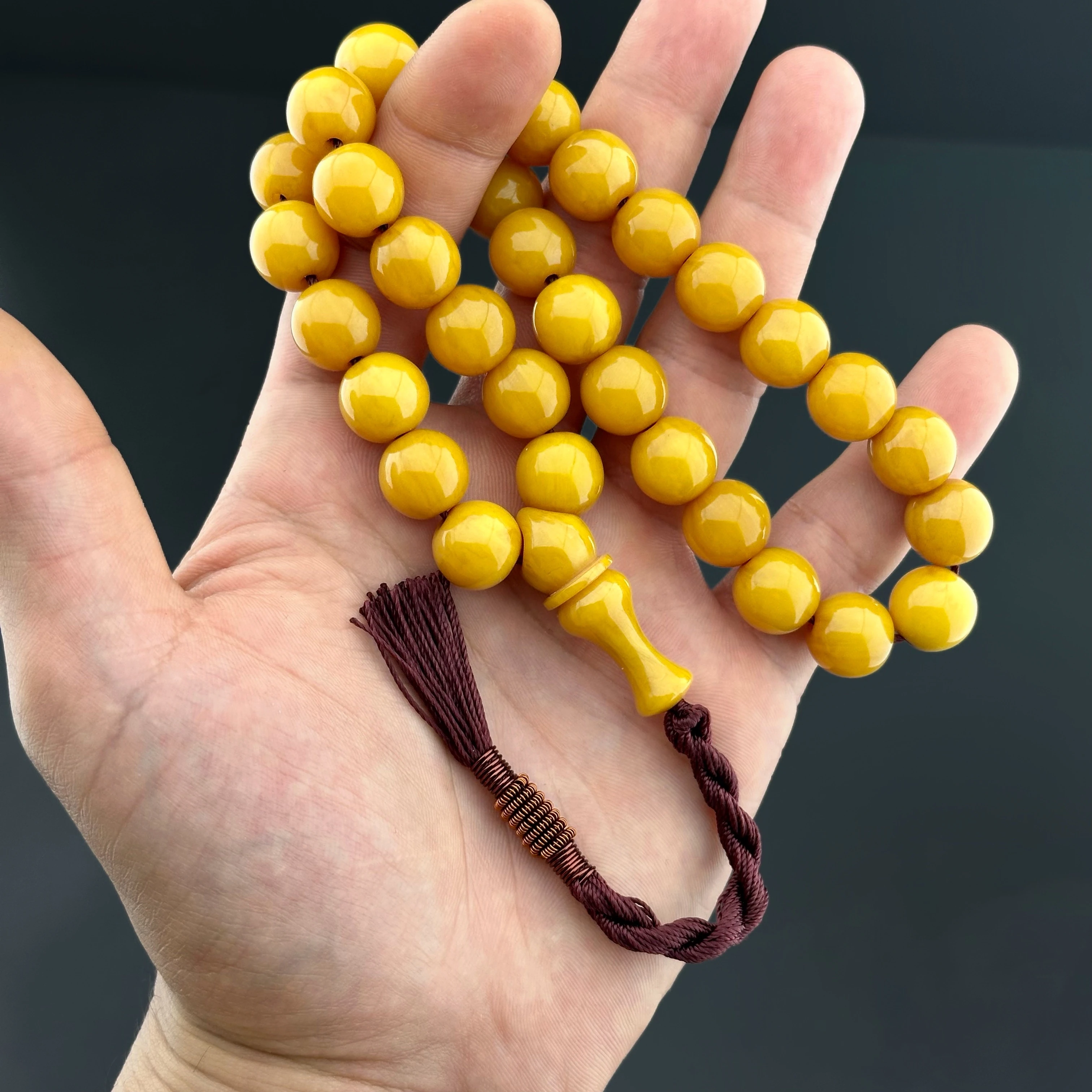 Vişne Yolcusu Eski Usül Sıkma Kehribar 