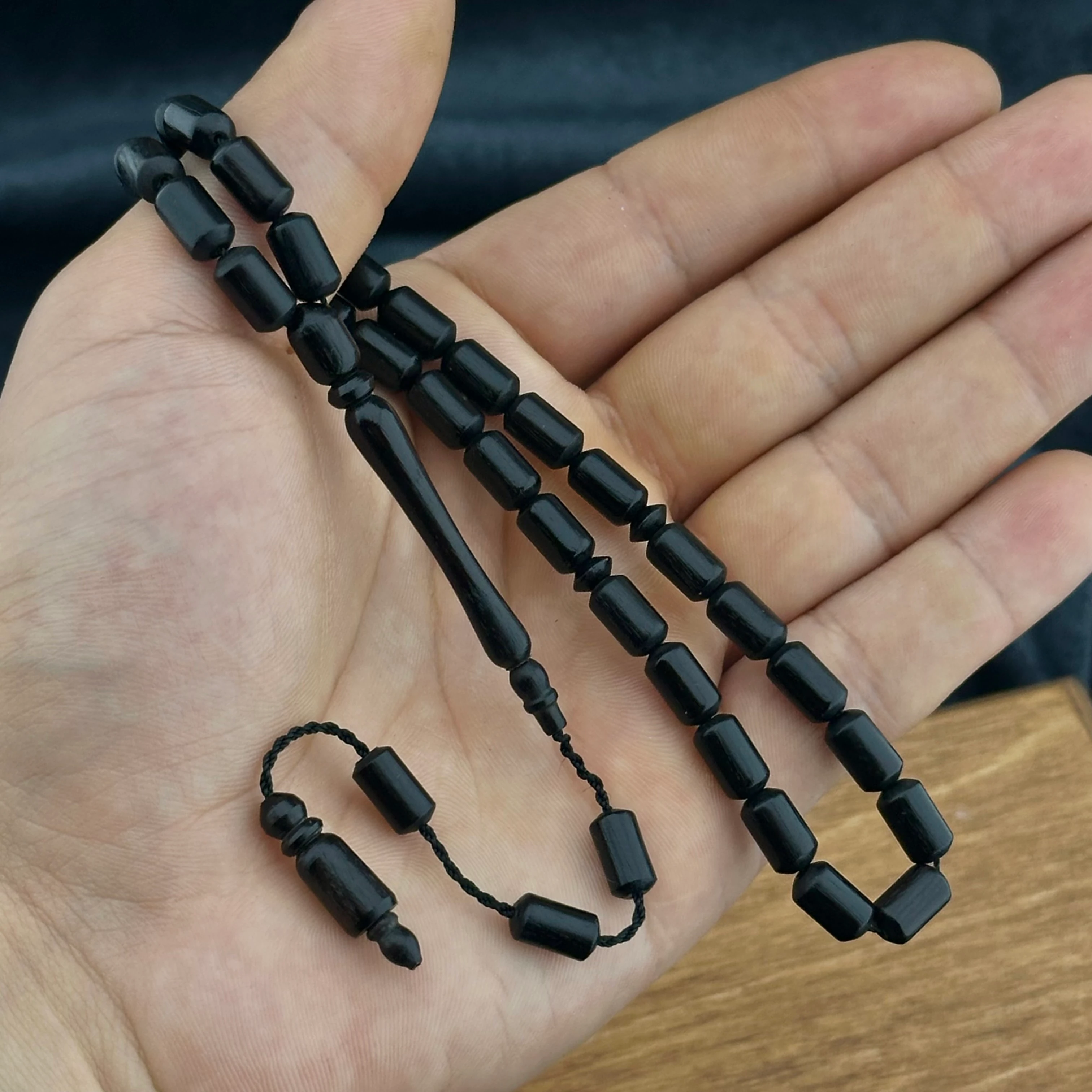 Bürokrat Ölçüde Abanoz Ağacı Tesbih