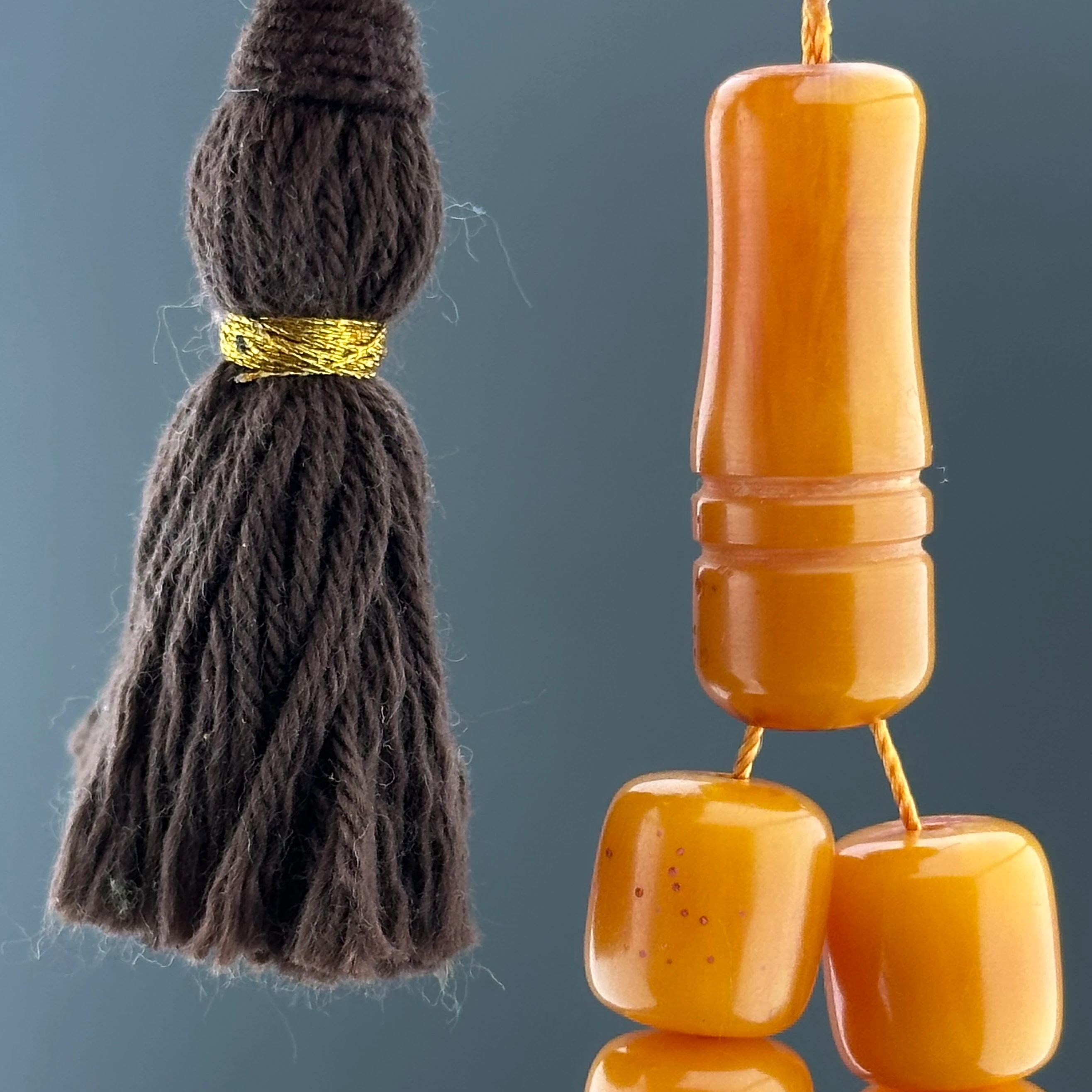 1990’lı Yıllardan Eski Miskevi Tesbih - Yılların Yorgunluğu Kondisyon: 6/10