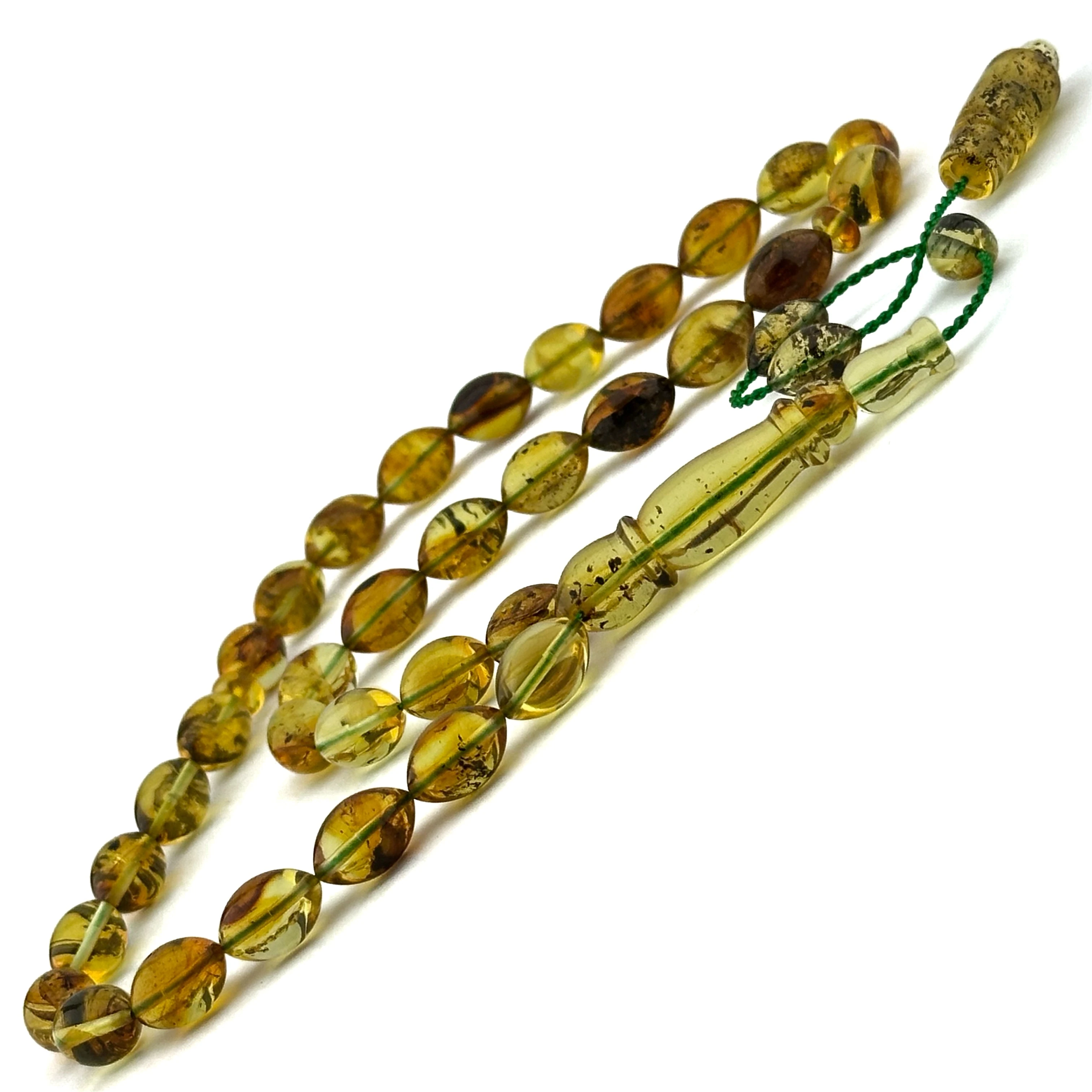 Fossil Amber - Fosilli Yapısıyla Doğal Damla Kehribar