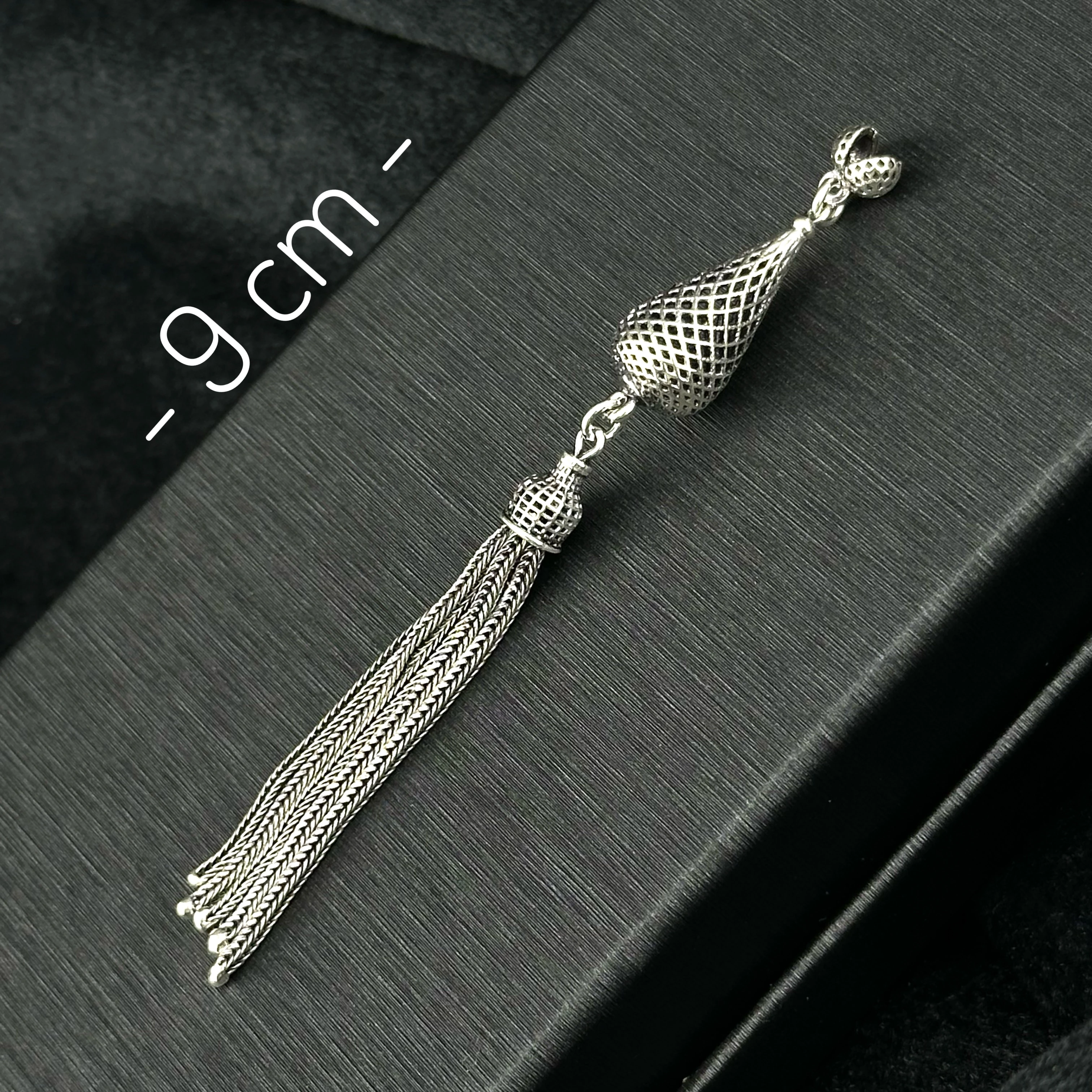 Füzyon İşçilikli 925 Ayar Gümüş Püskül