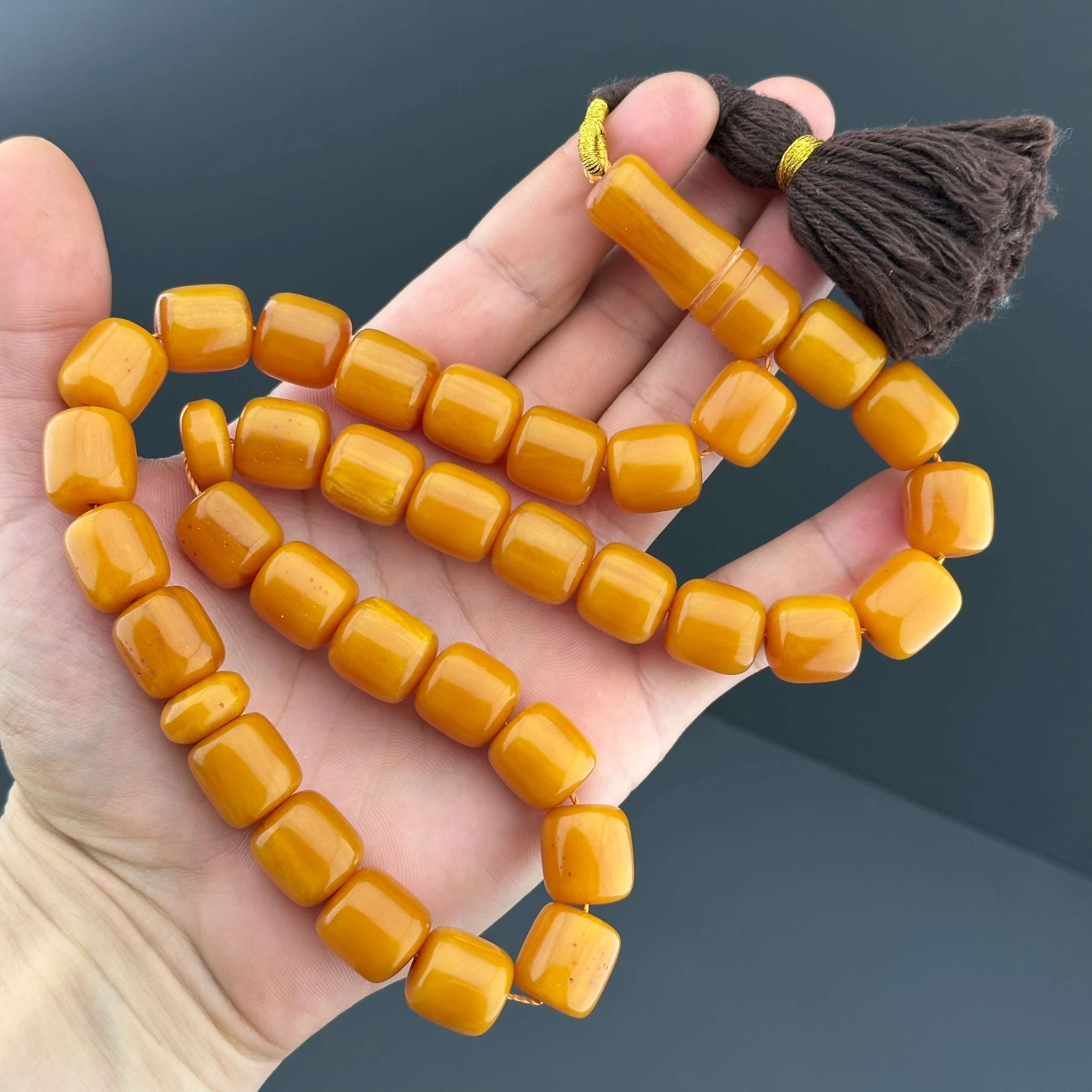 1990’lı Yıllardan Eski Miskevi Tesbih - Yılların Yorgunluğu Kondisyon: 6/10