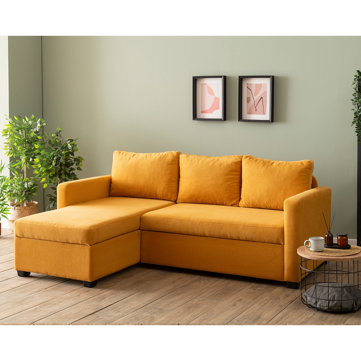 Kado Yataklı Köşe Koltuk Takımı