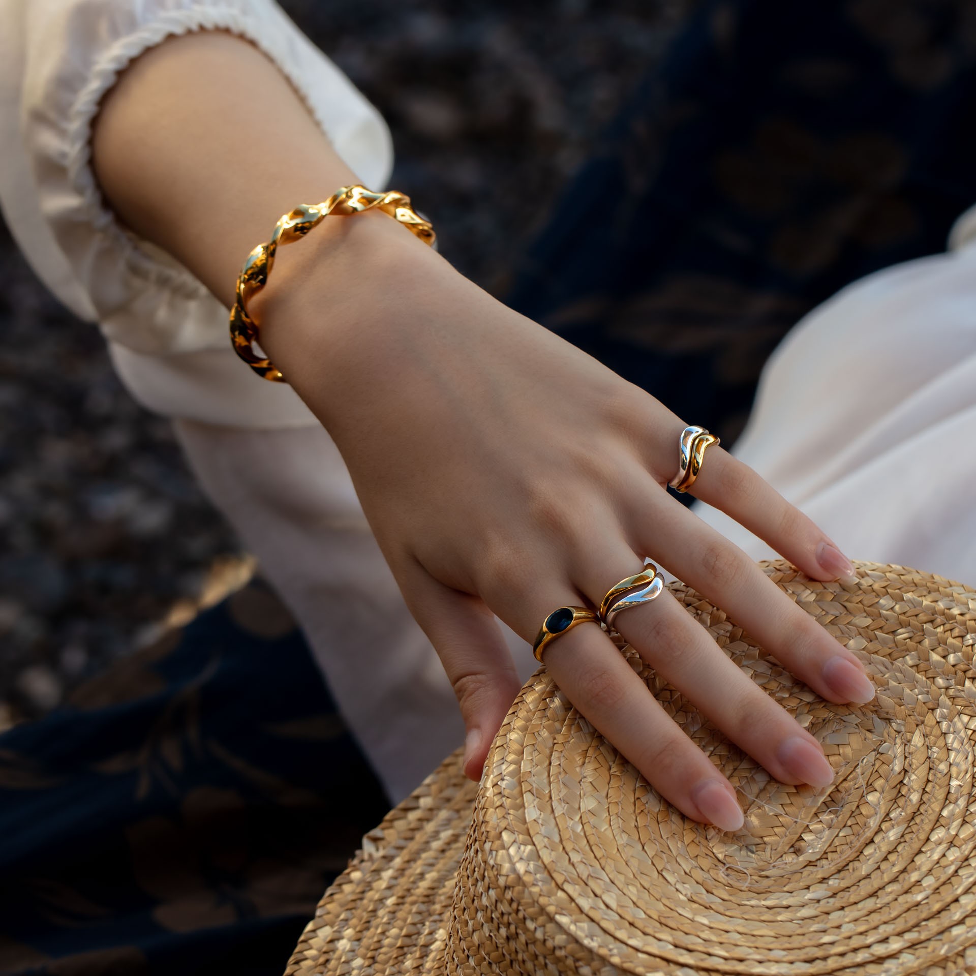 Melt Ring in Silver
