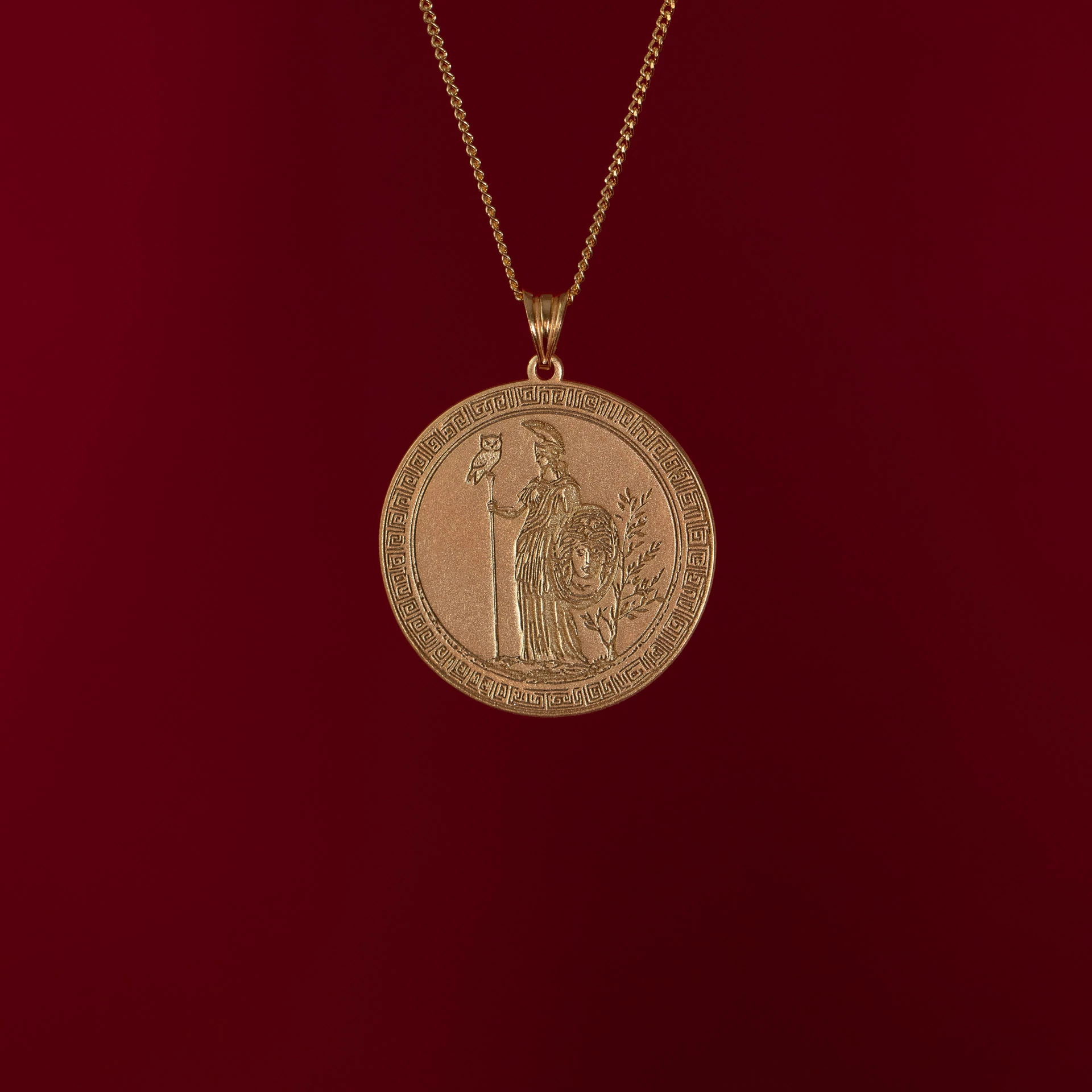 Athena Madalyon Kolye (Ön Sipariş 10 gün)