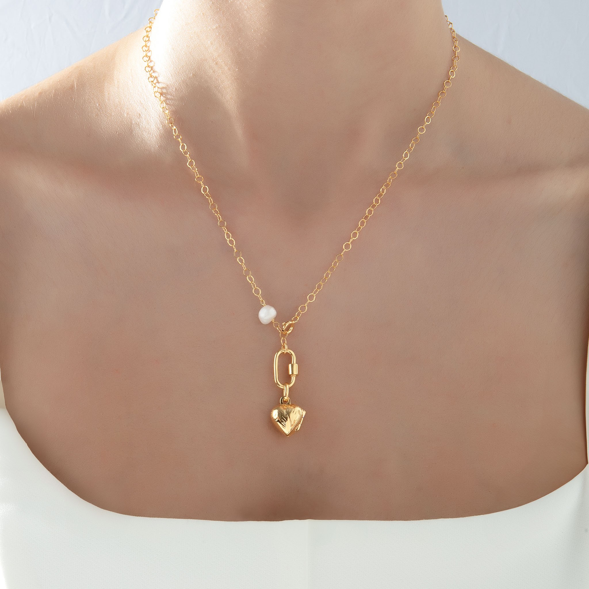 Floral Locket Pendant