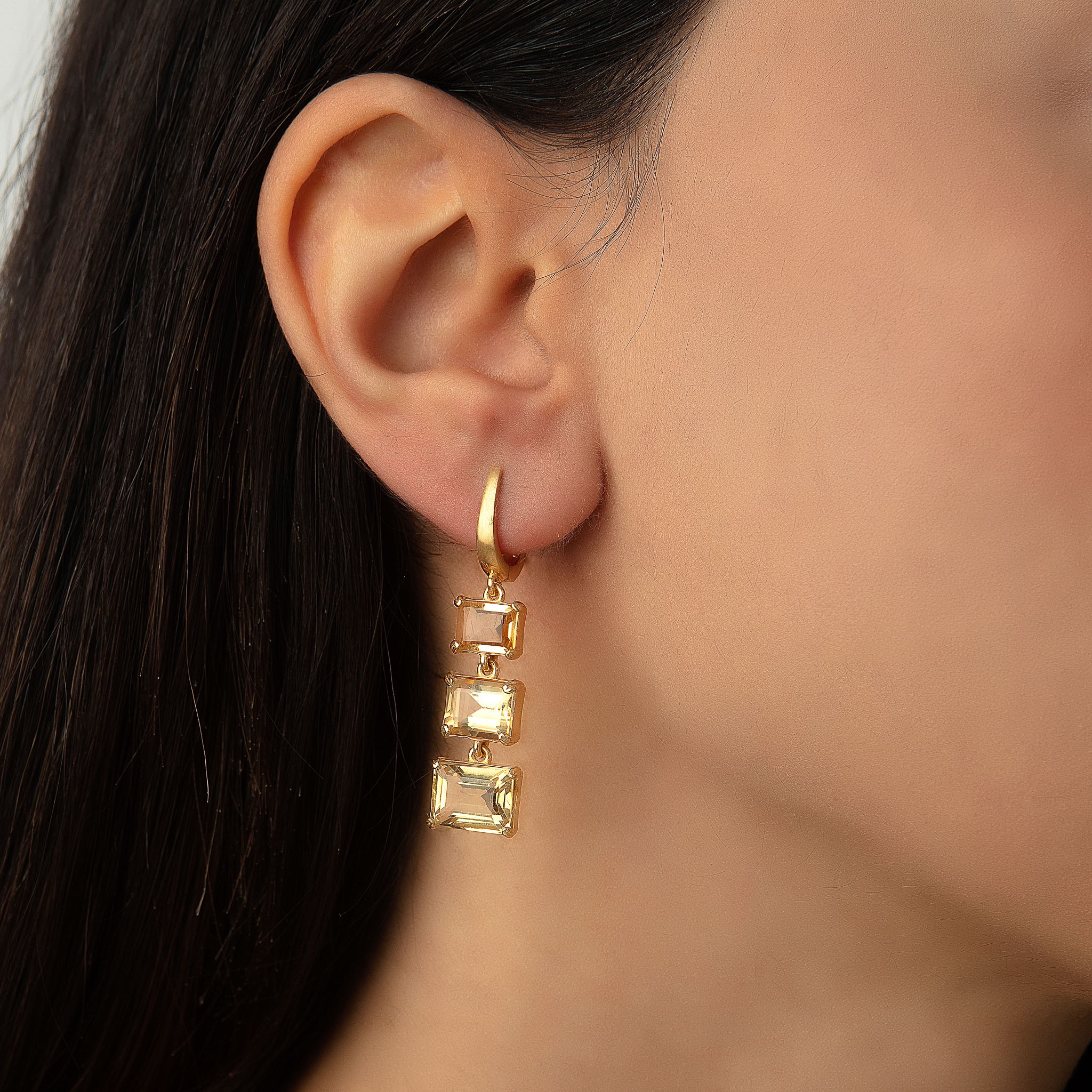 Giselle Citrine Earrings