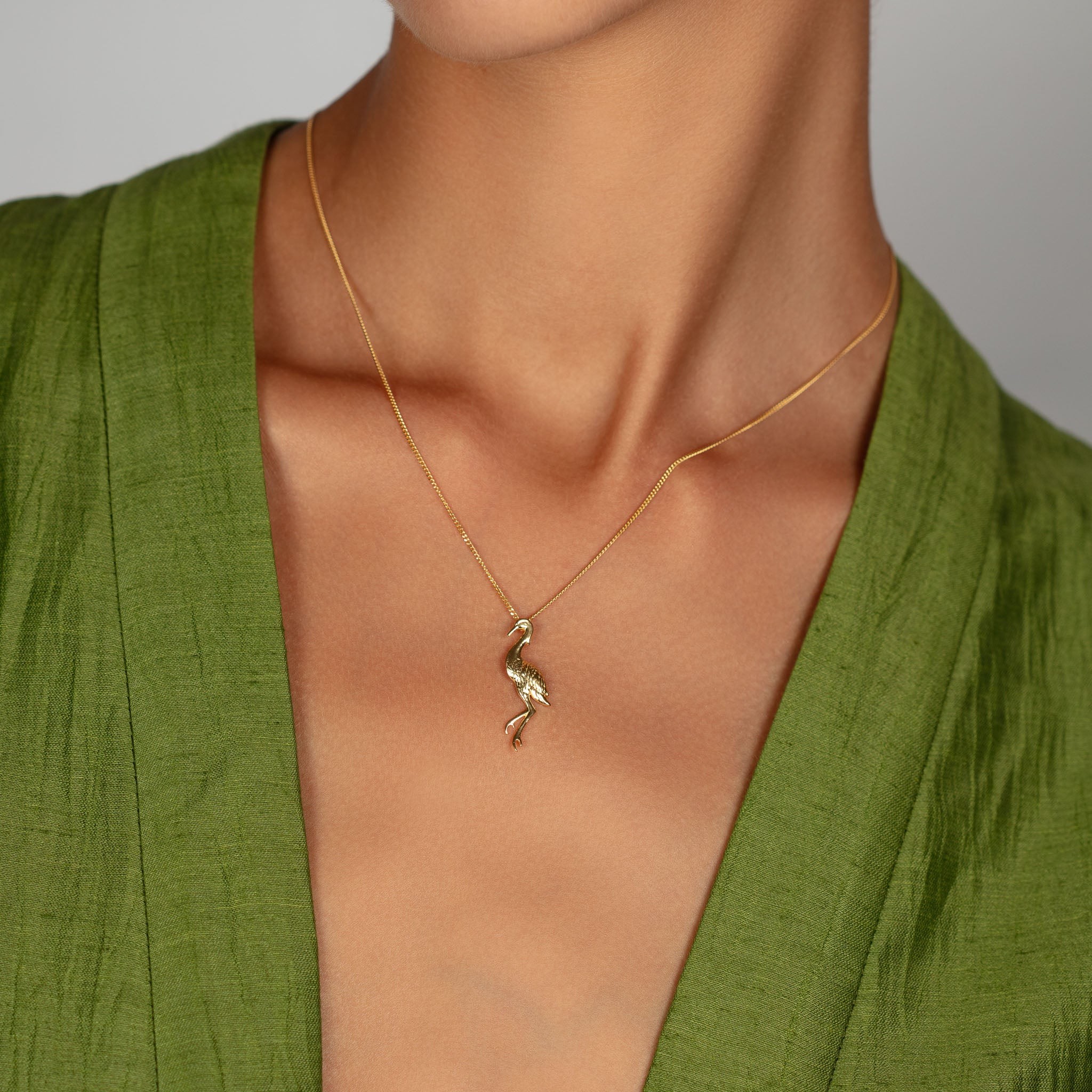 The Crane Pendant