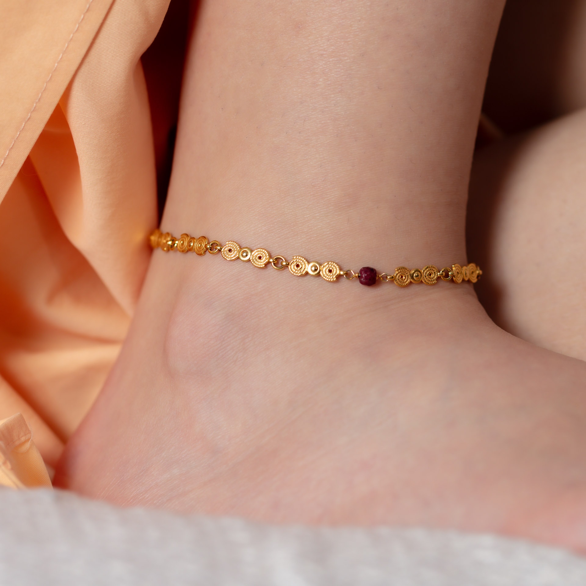 Spiral Anklet