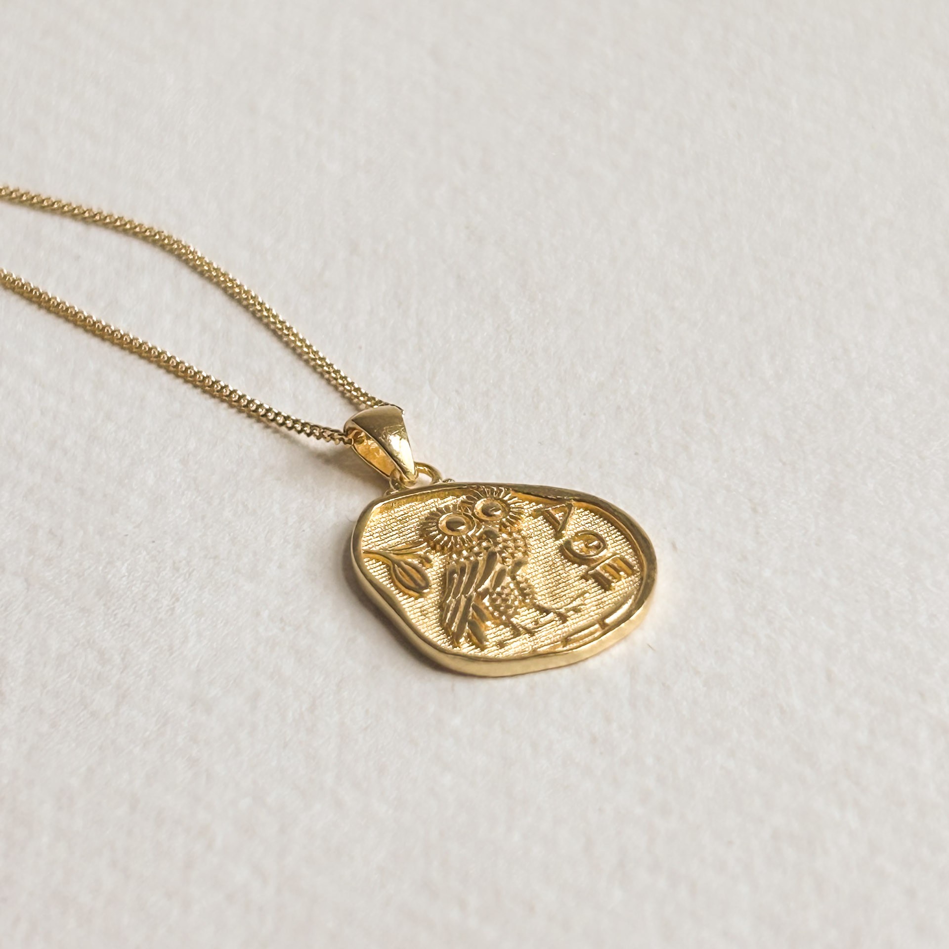 Athena's Owl Pendant