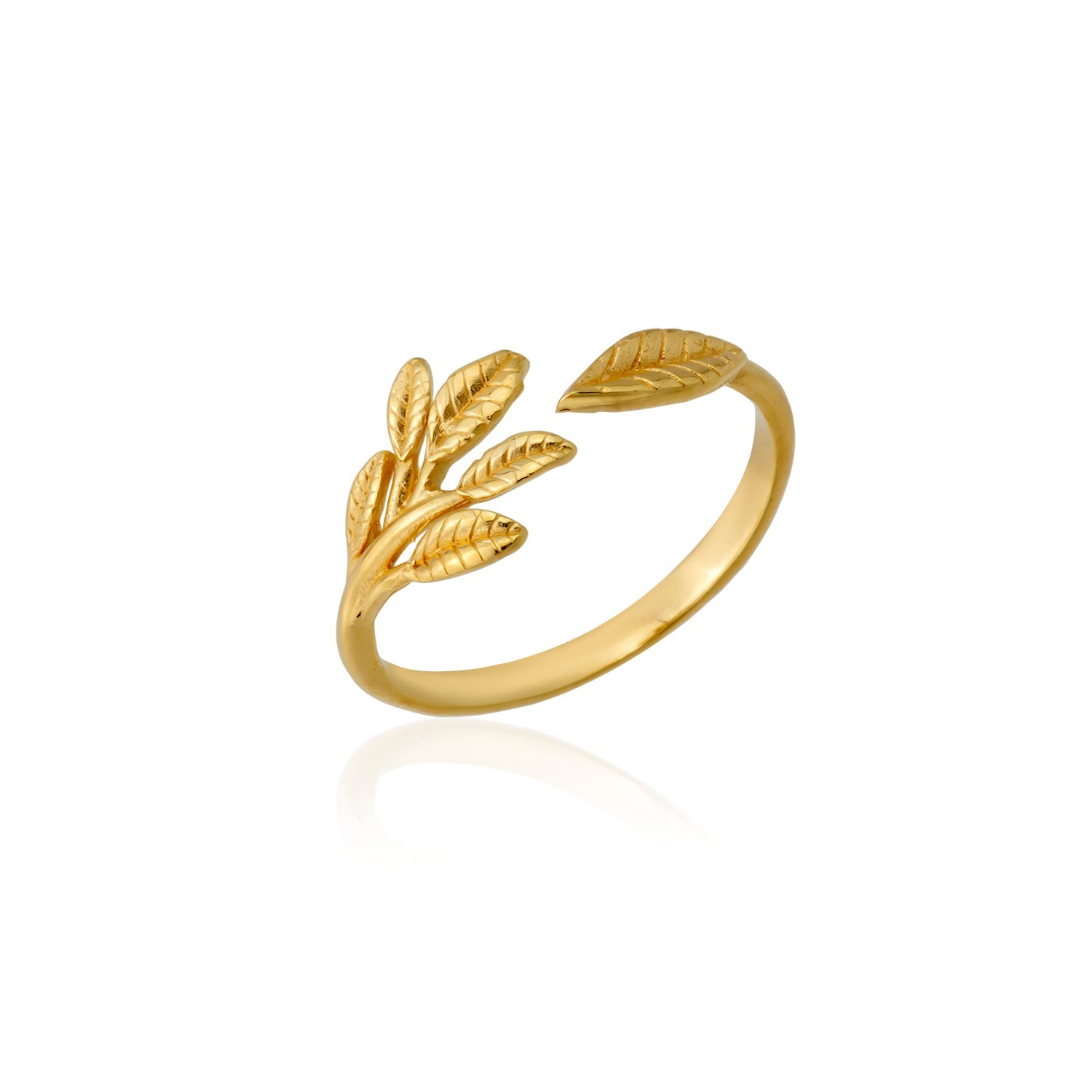 Kübey Hatun Leaf Ring