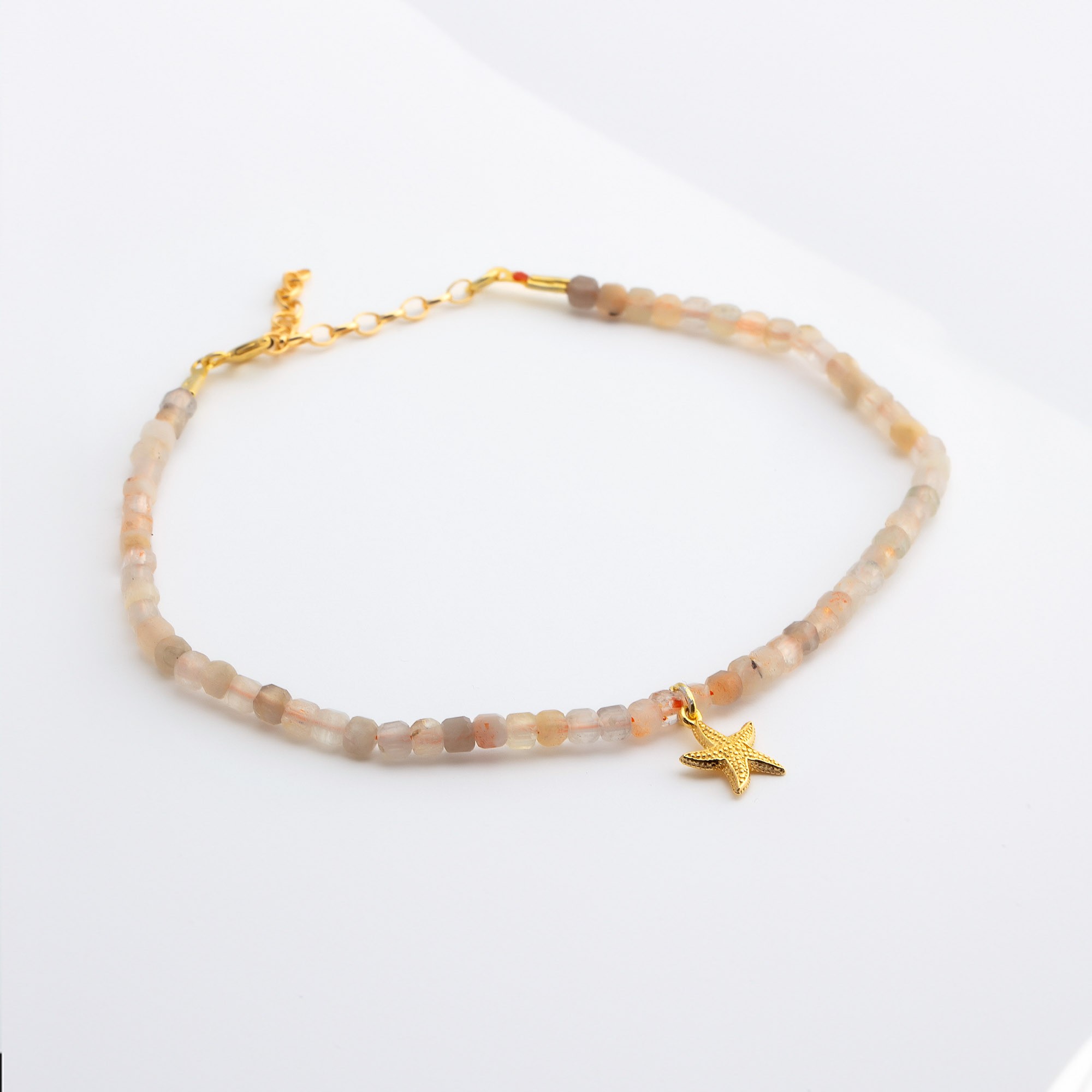 The Starfish Sunstone Anklet