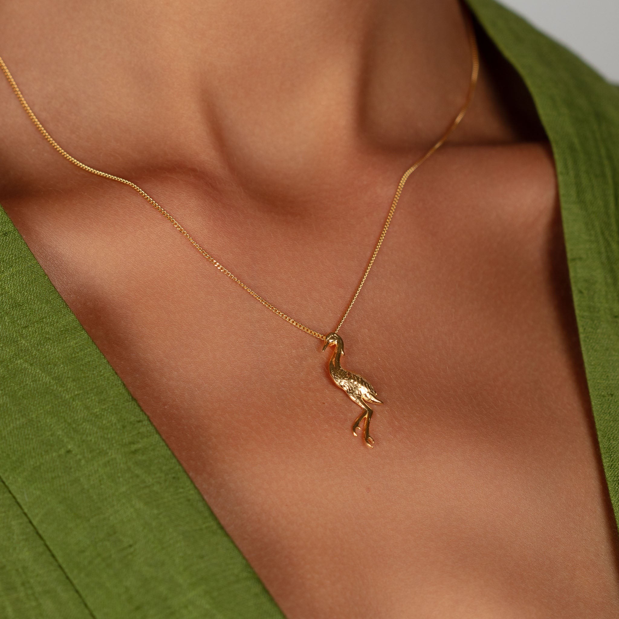 The Crane Pendant