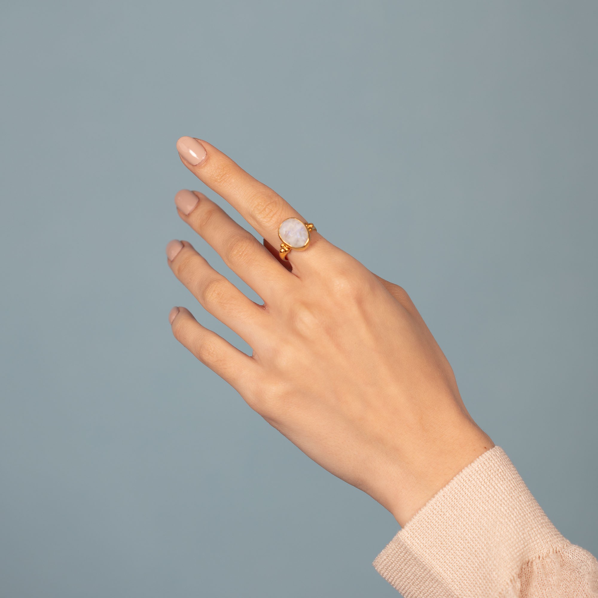 Helen Ring in Moonstone