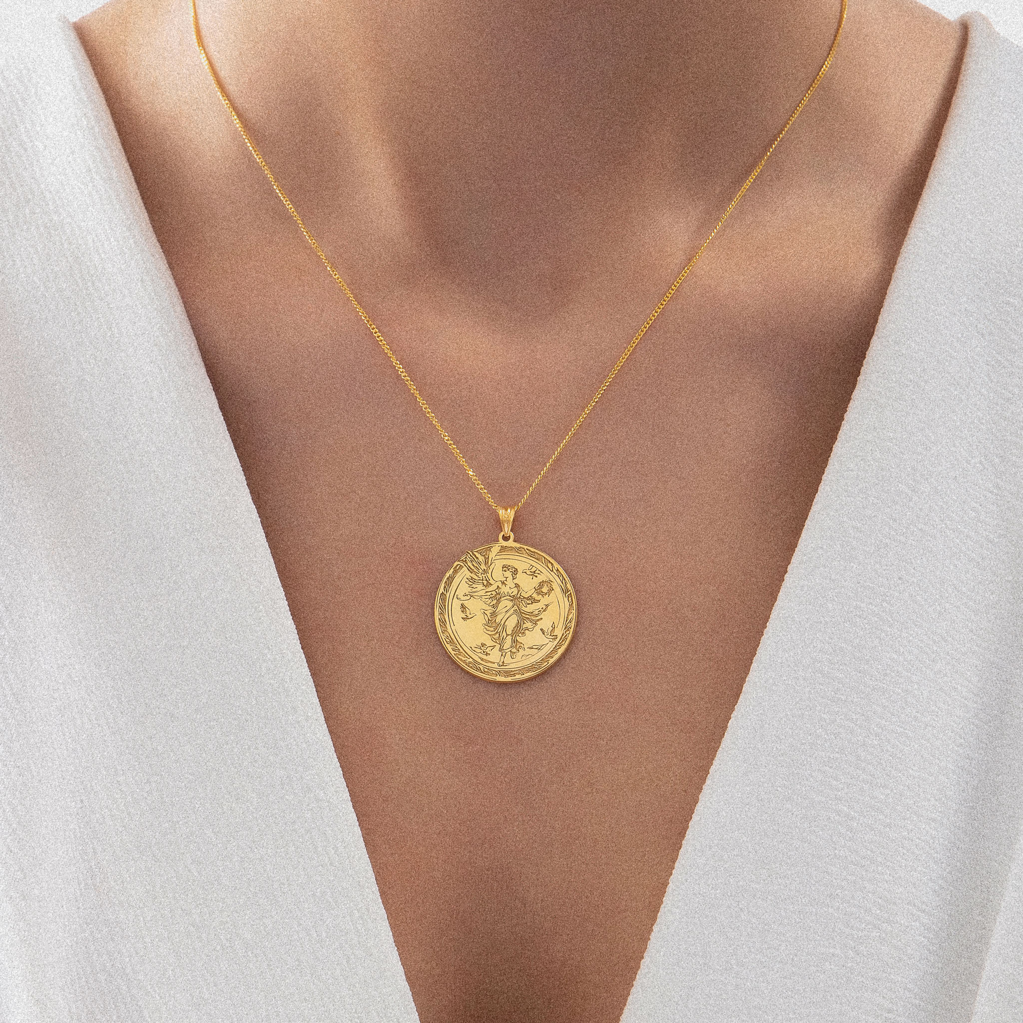 Nike Medallion Pendant - Lucky Culture Nike Medallion Pendant - Lucky Culture