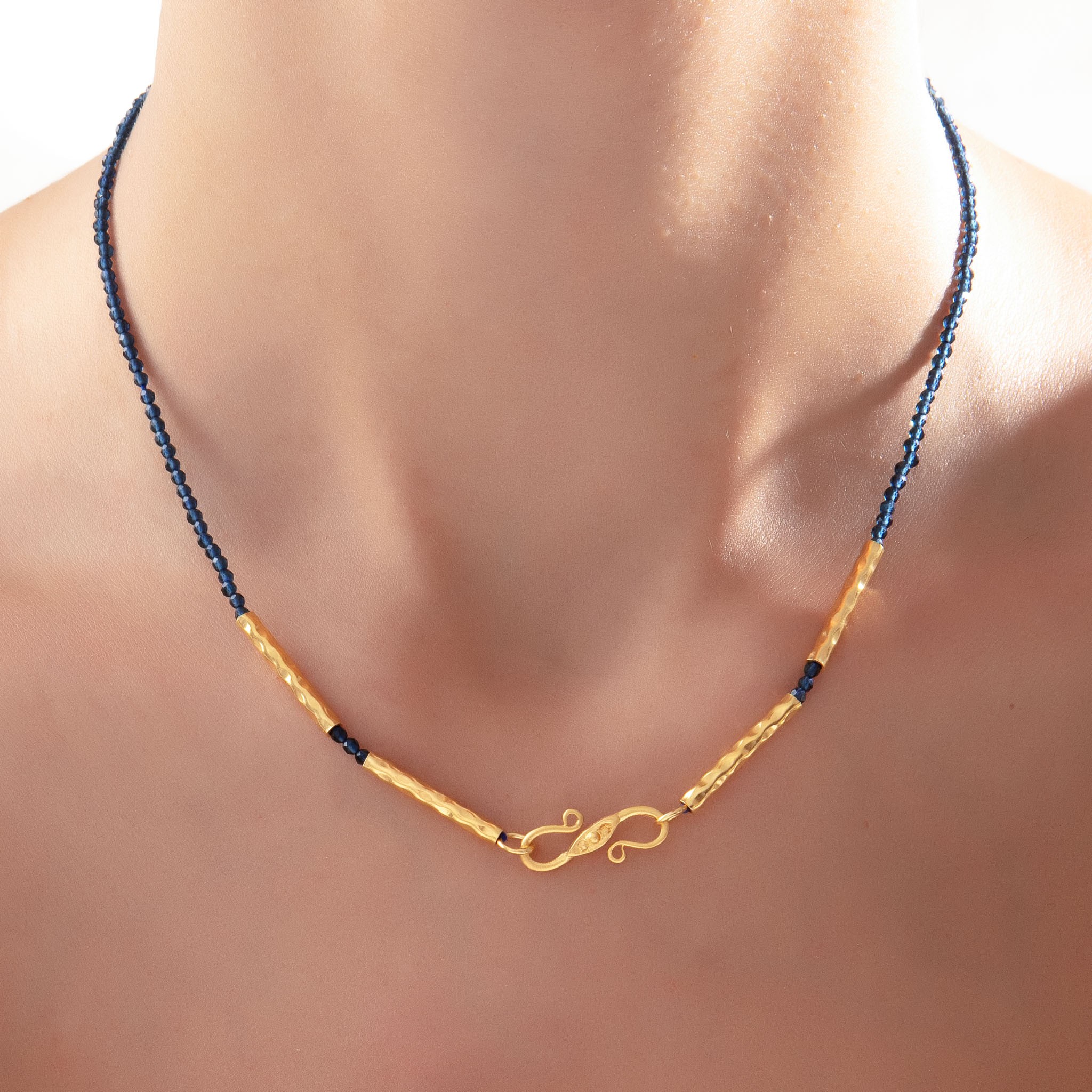 Nova Necklace - Blue Topaz