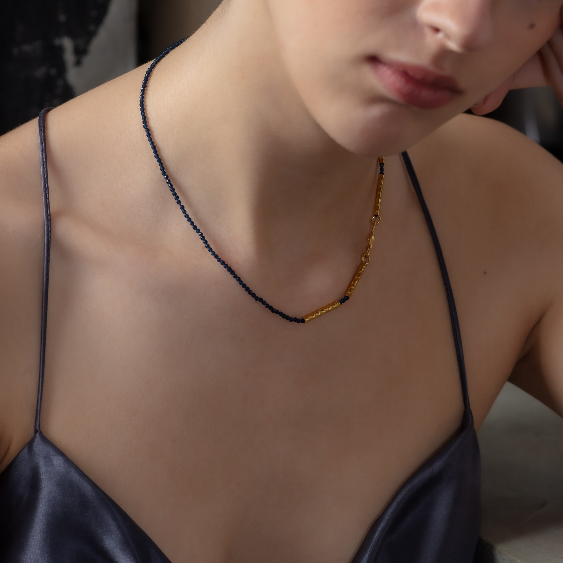 Nova Necklace - Blue Topaz