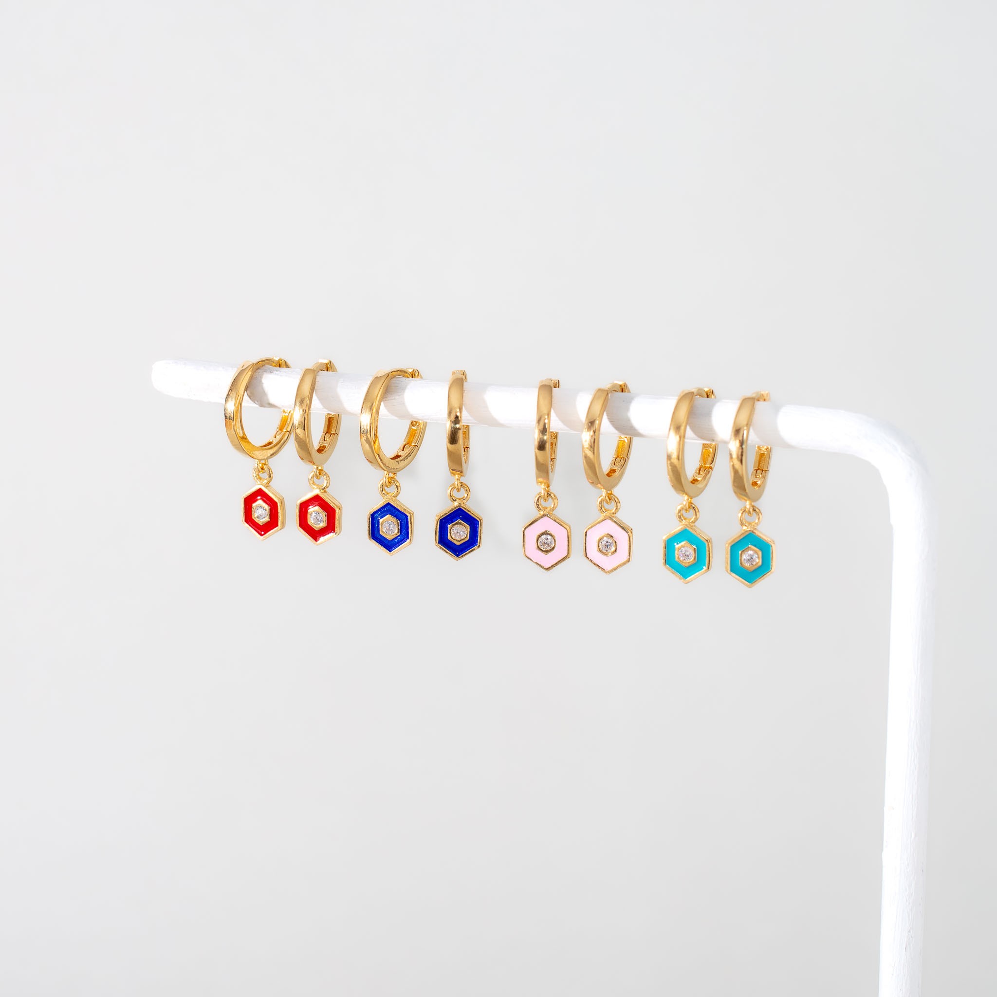 Vivid Hoop Earrings