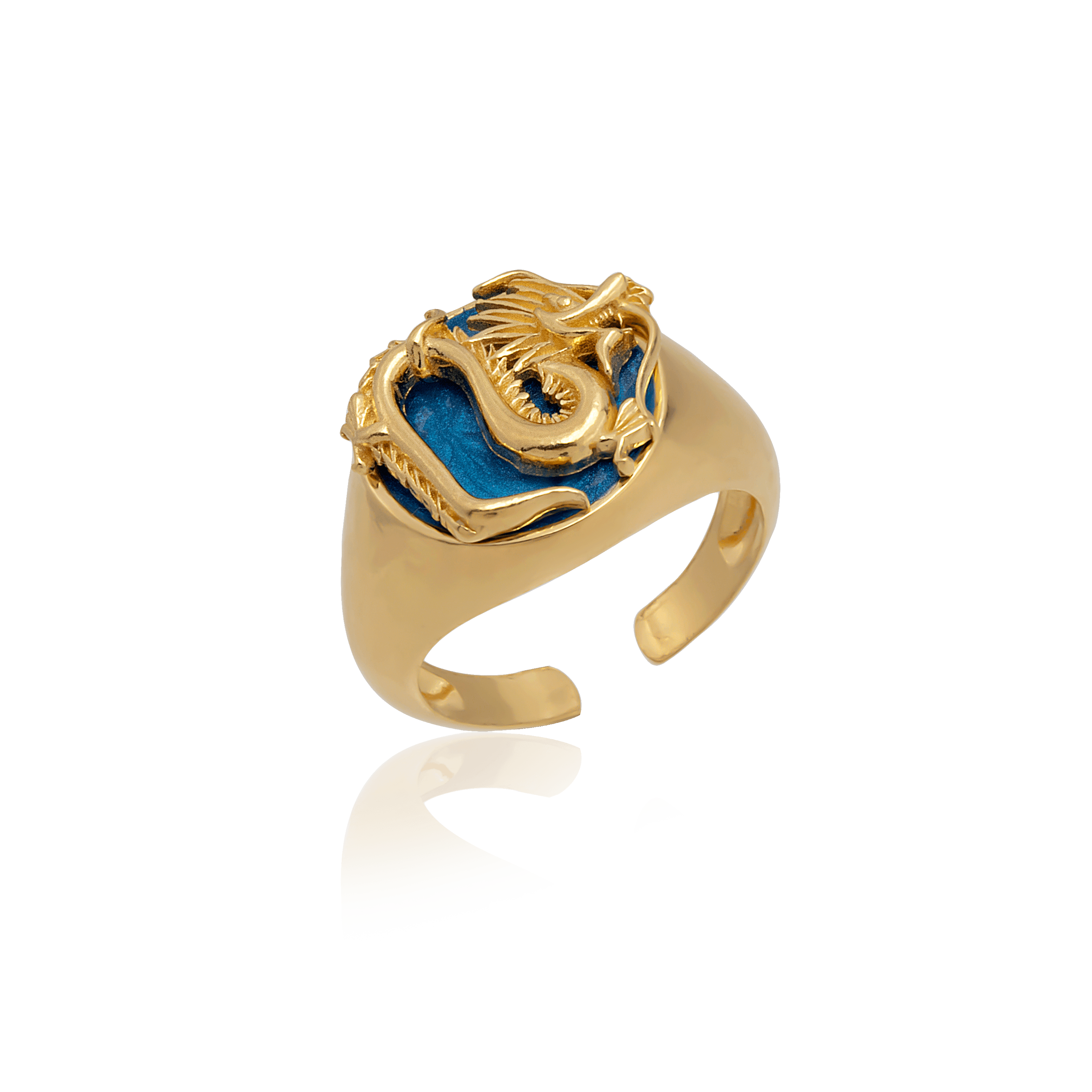 The Dragon Ring in Turquoise