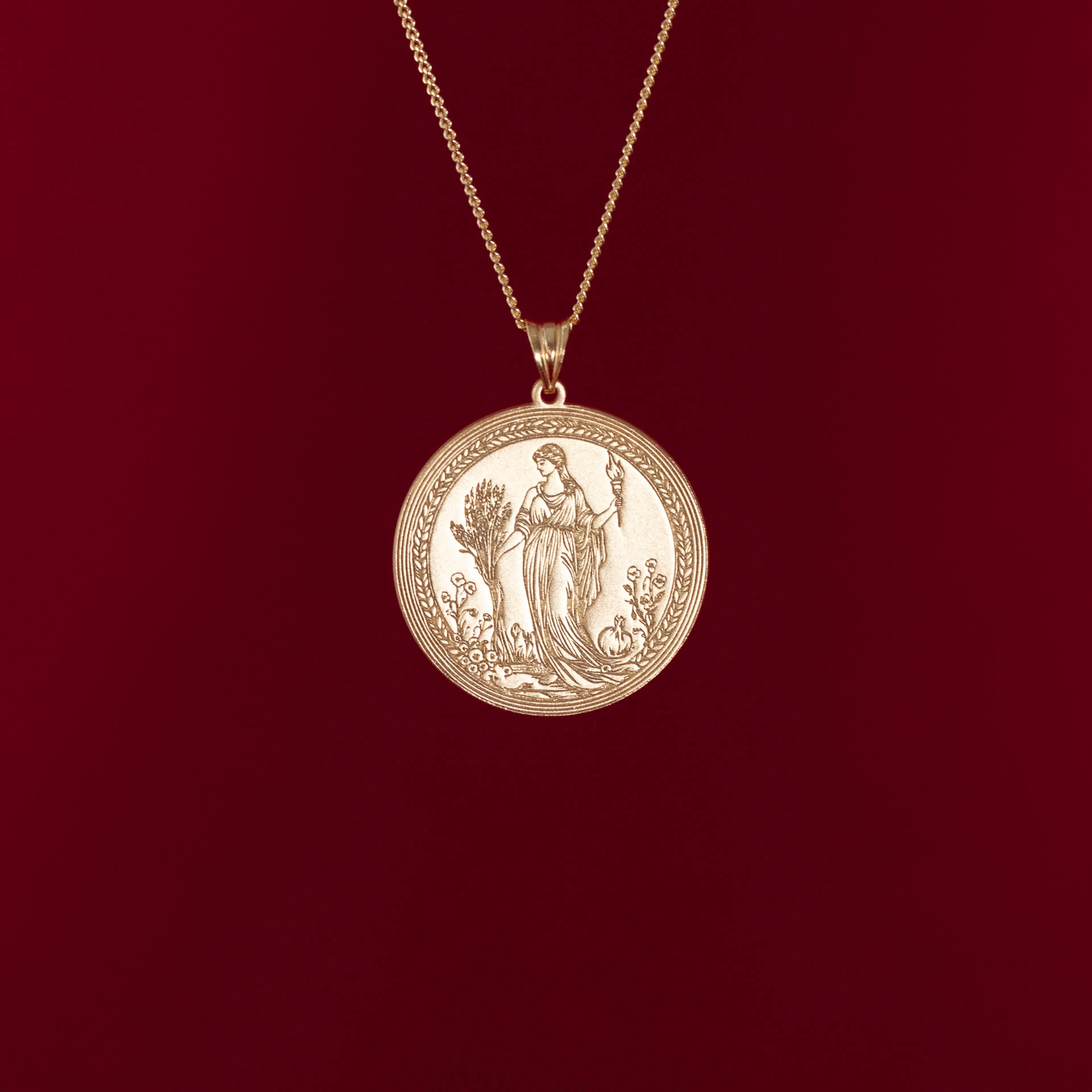 Demeter Madalyon Kolye (Ön Sipariş 10 gün)