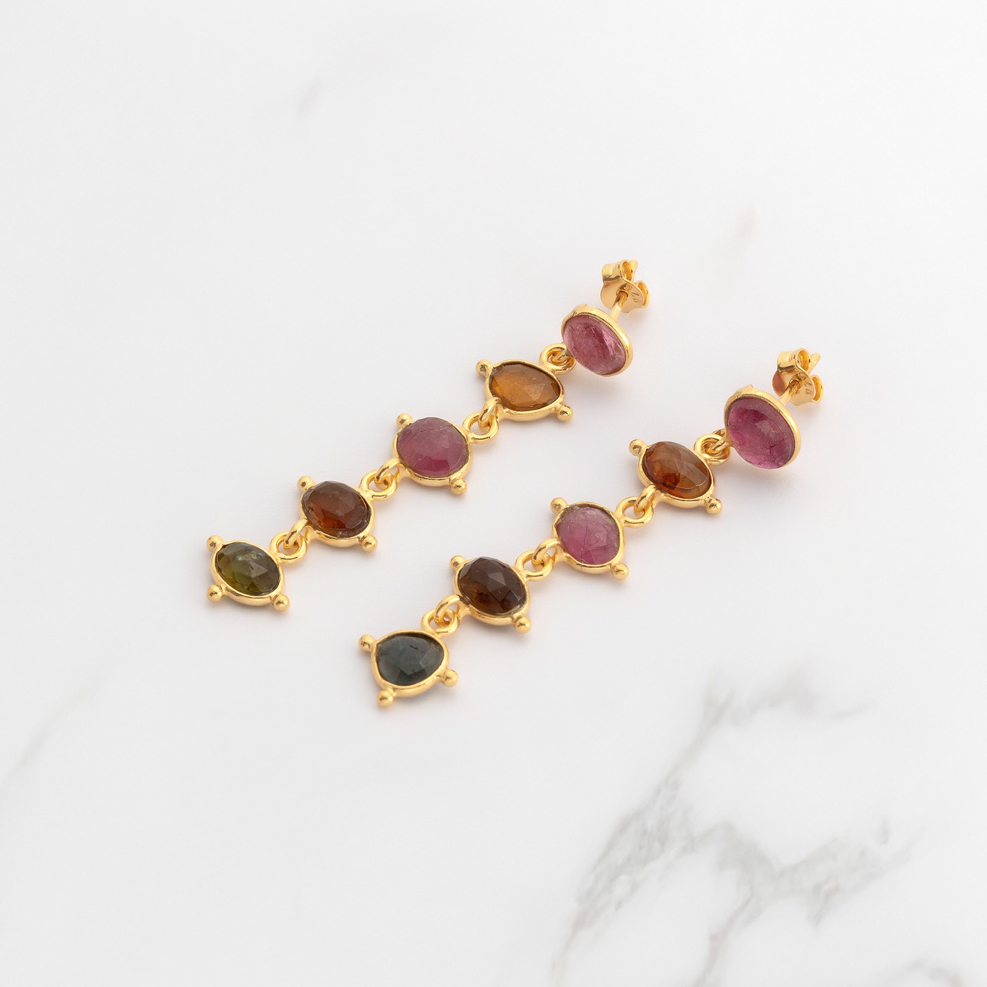 Tourmaline Stud Earrings