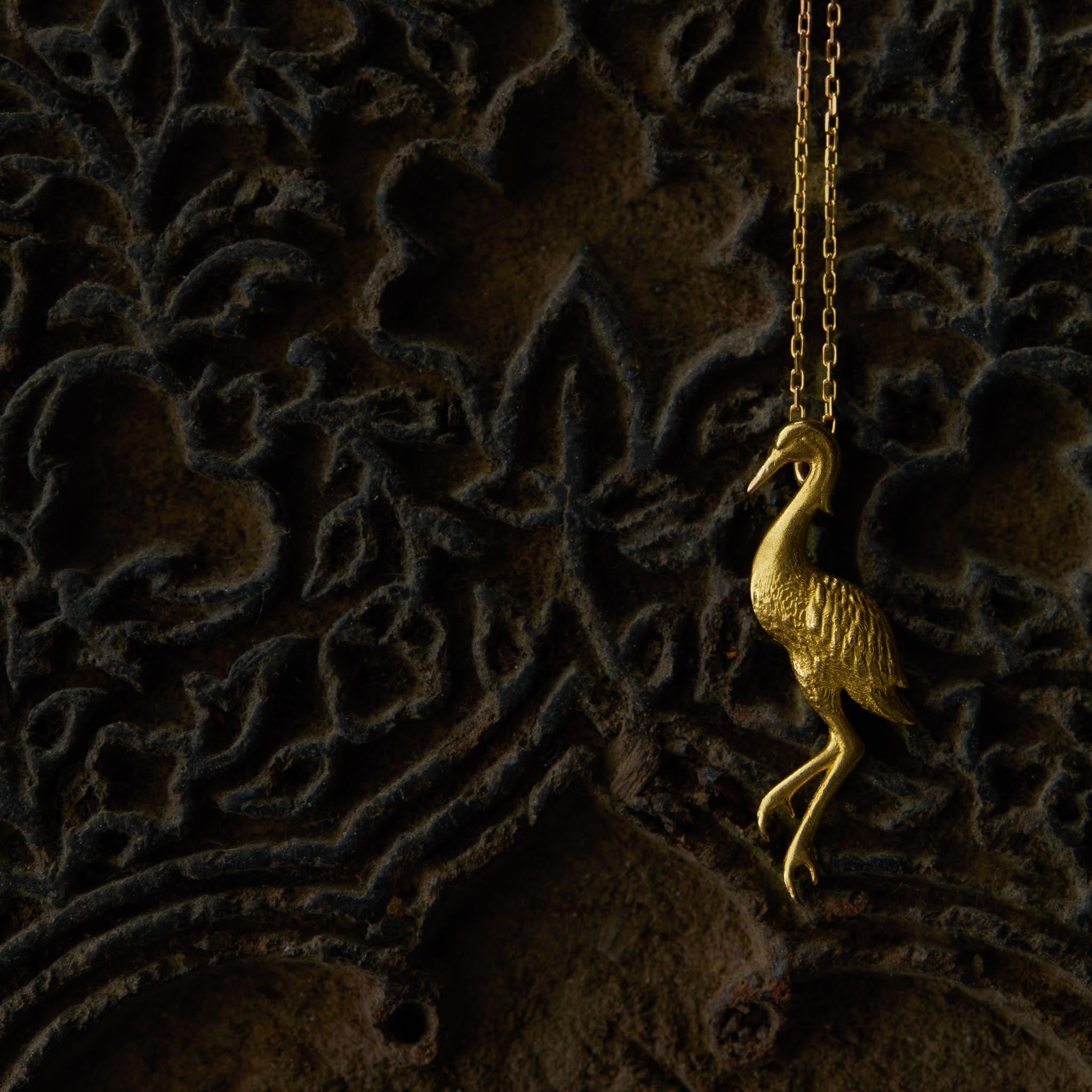 The Crane Pendant