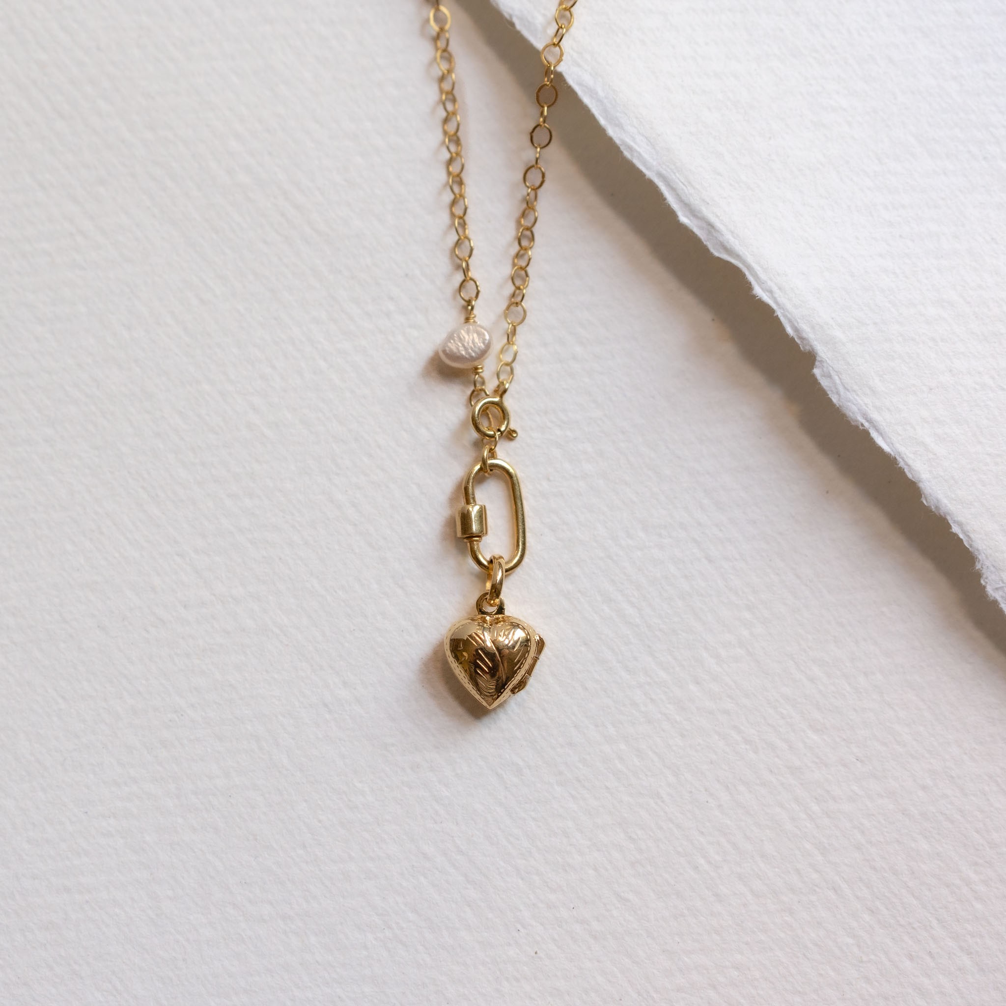 Floral Locket Kolye