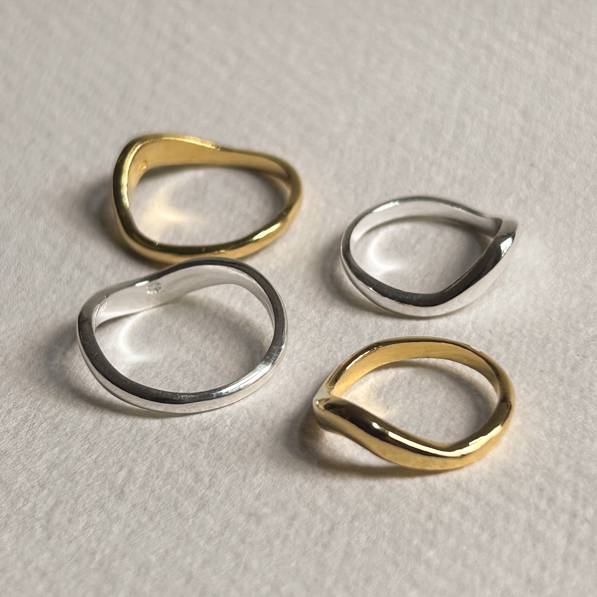 Melt Ring in Silver