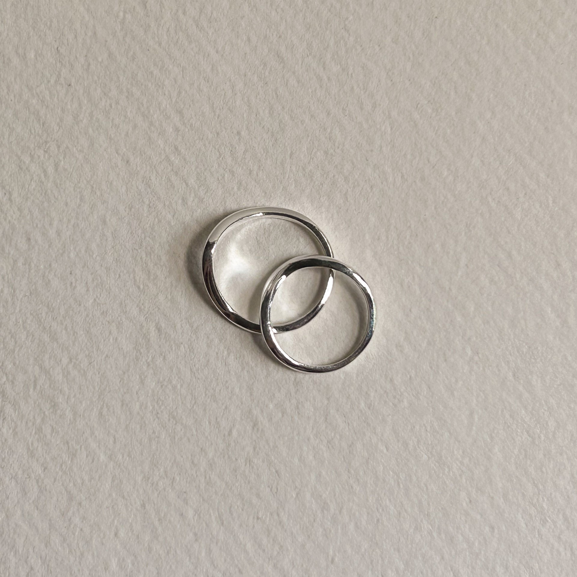 Melt Ring in Silver