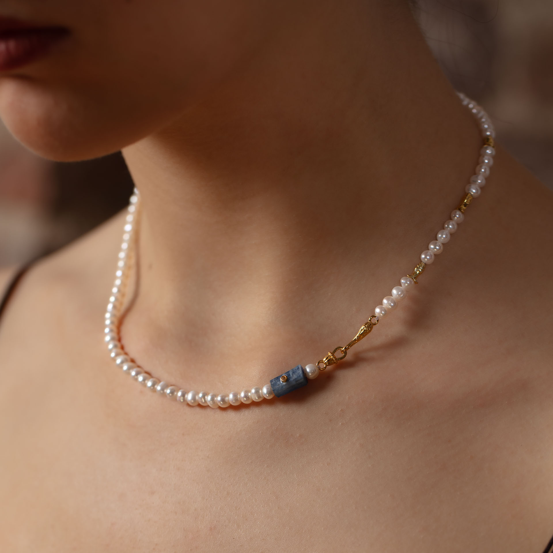 Midnight Pearl Kolye