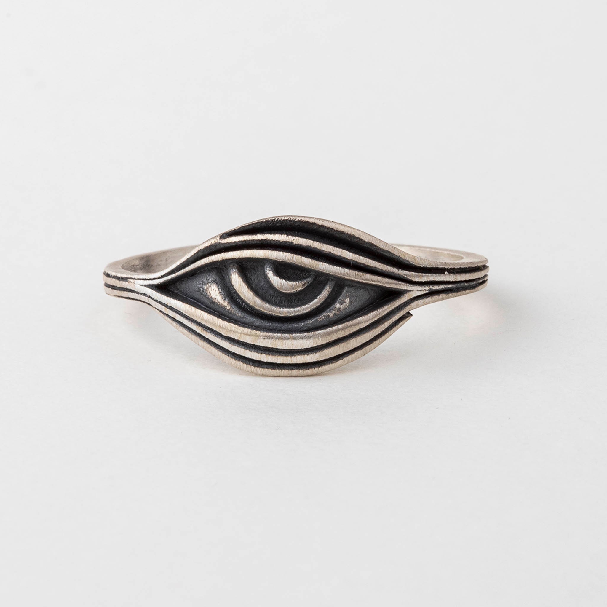 The Lucky Eye Ring - Oxidized