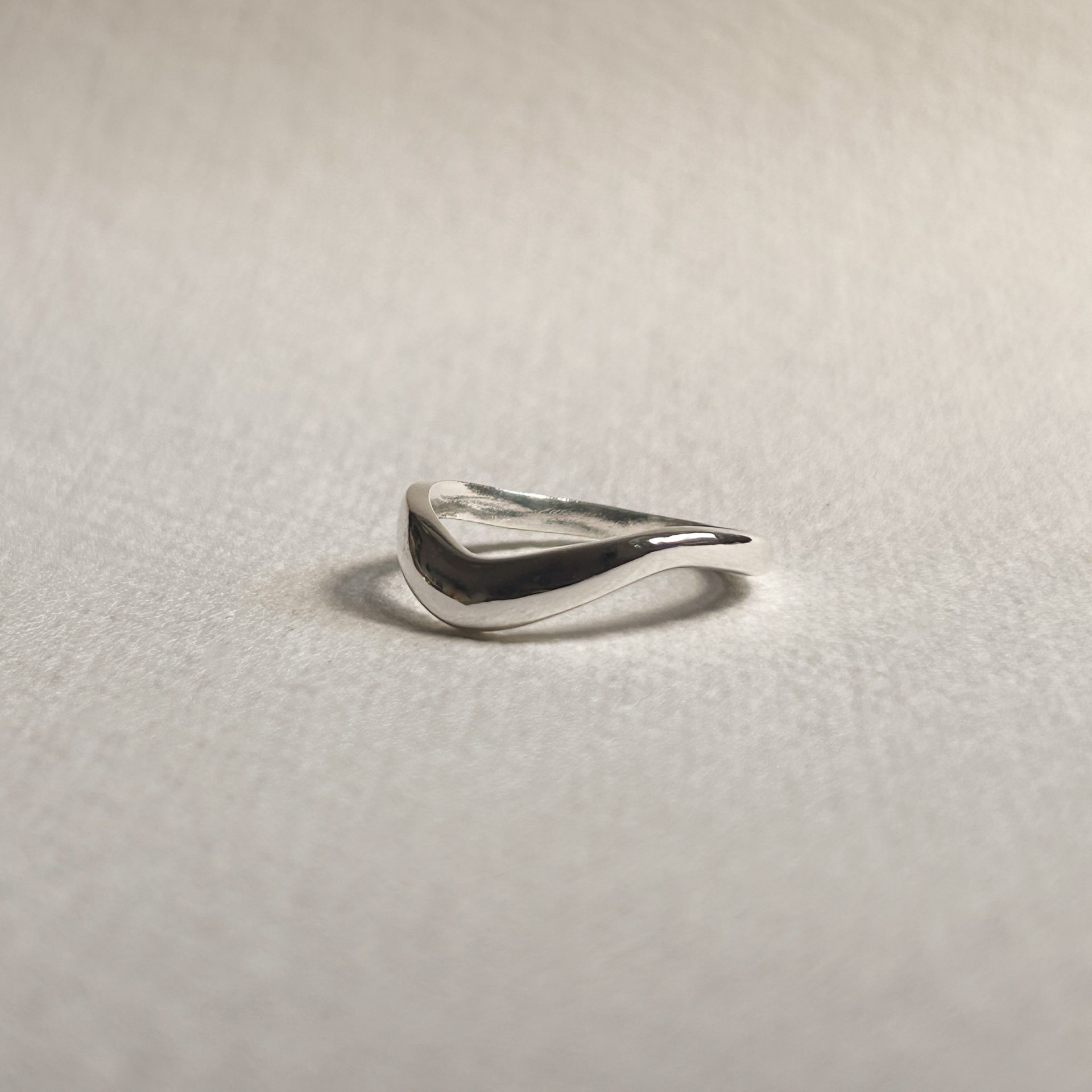 Melt Ring in Silver