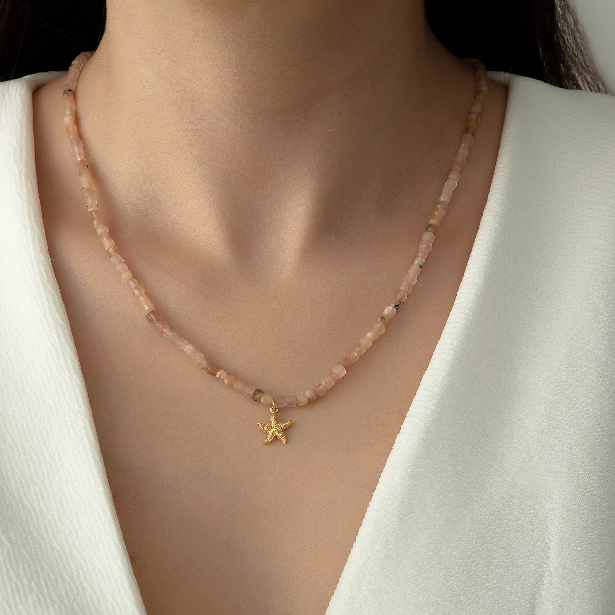 The Seastar Sunstone Necklace