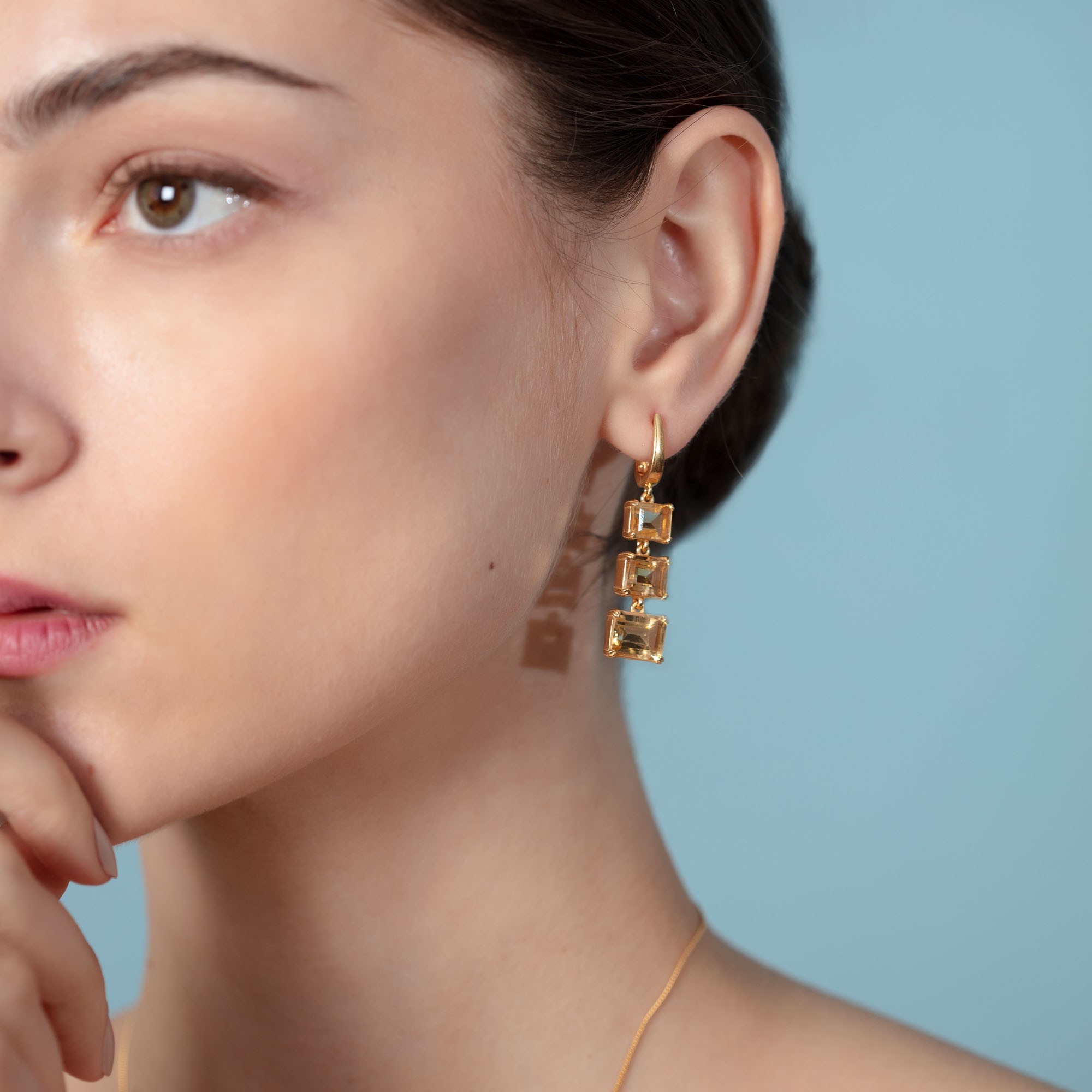 Giselle Citrine Earrings