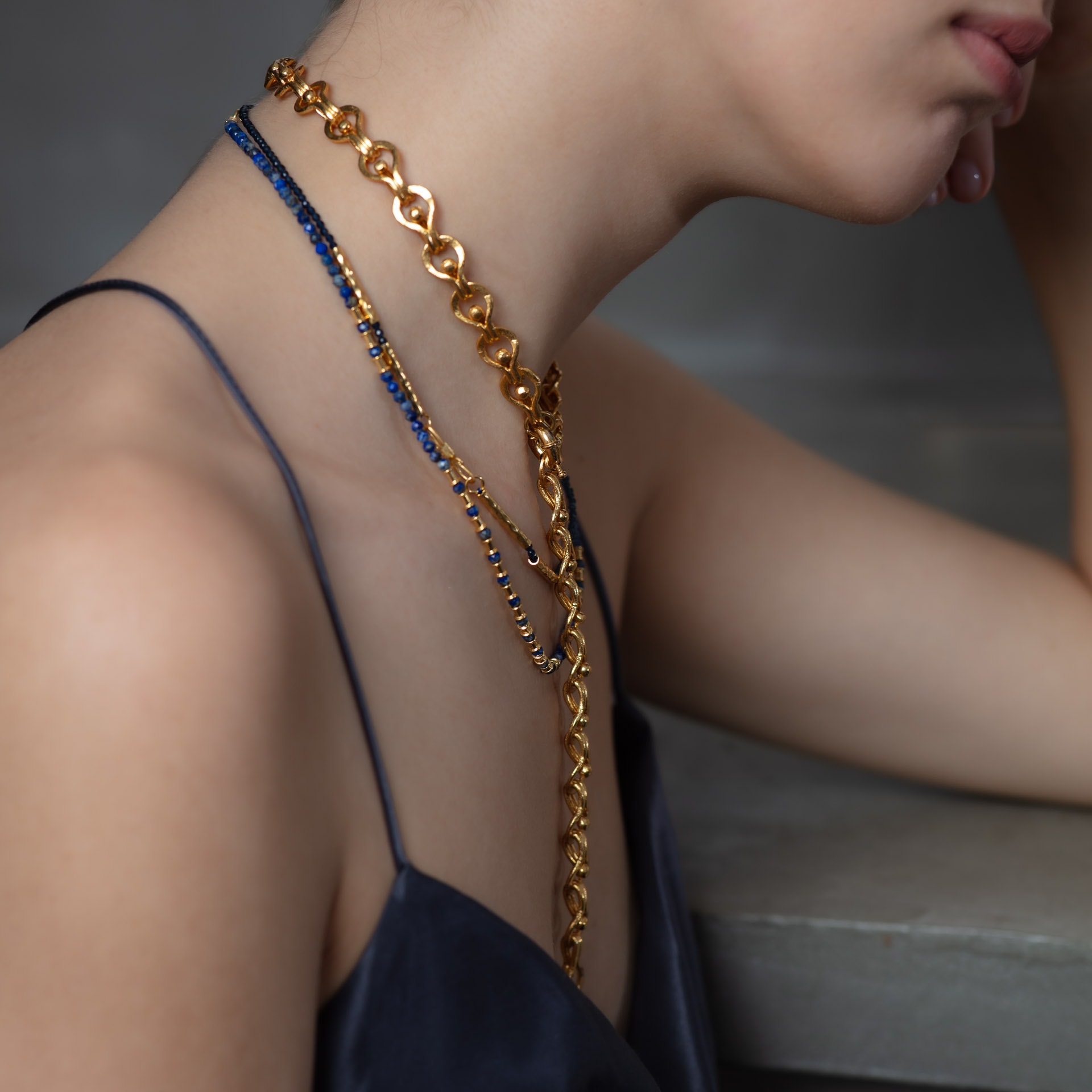 Derin Lapis Necklace